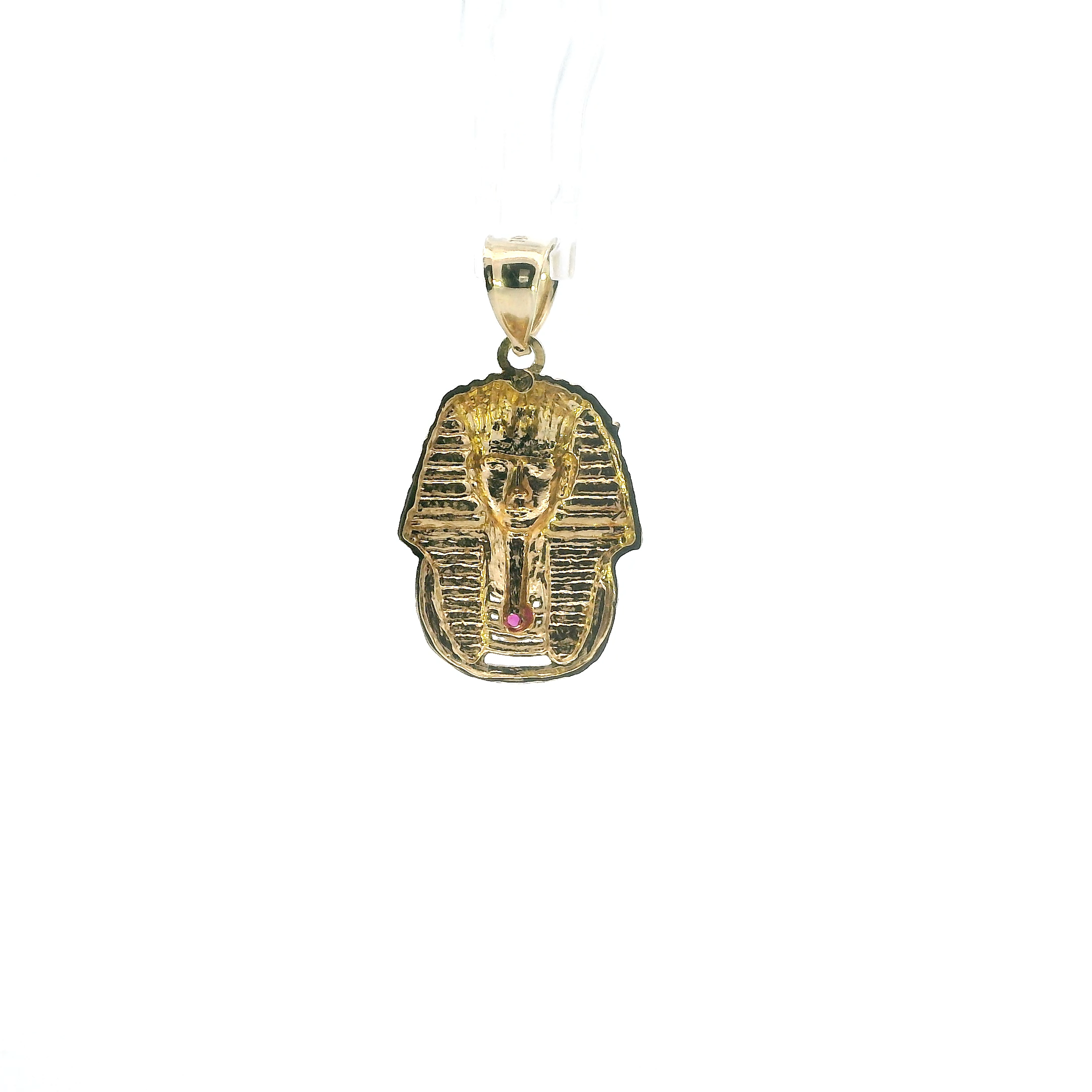 10K Yellow Gold Ruby Pharaoh Pendant