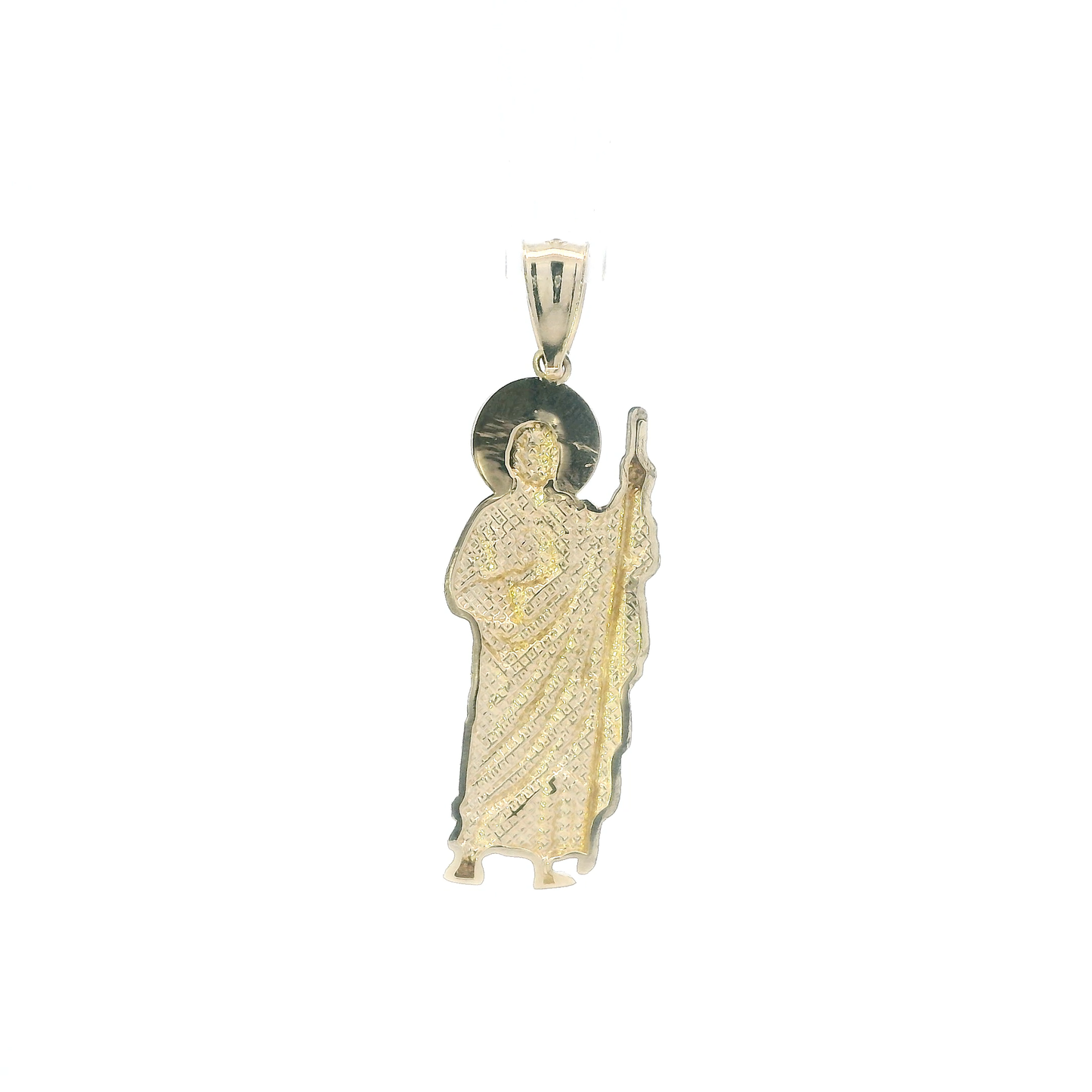 14K Yellow & White Gold Saint Jude Pendant
