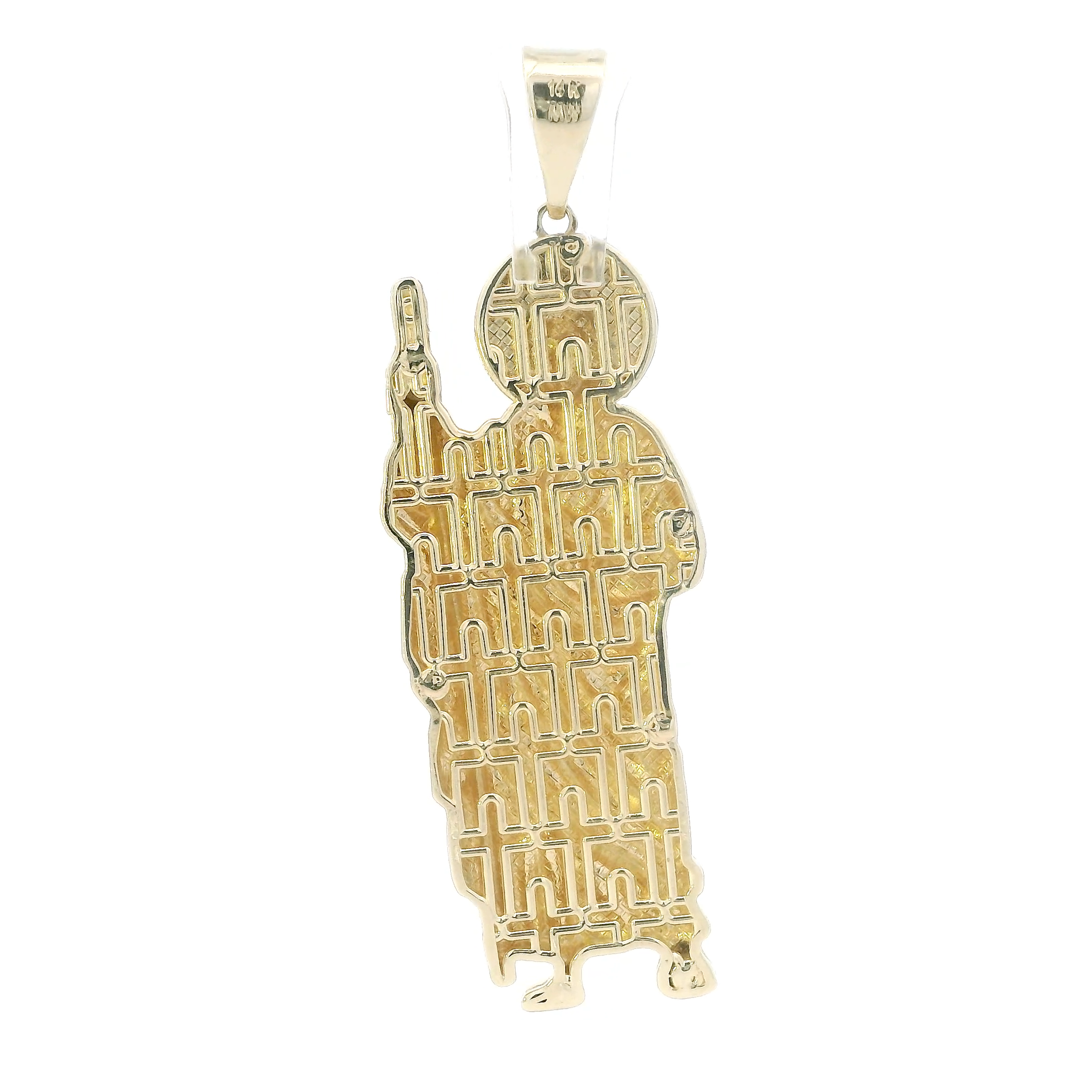 14K Yellow Gold Saint Judas Pendant