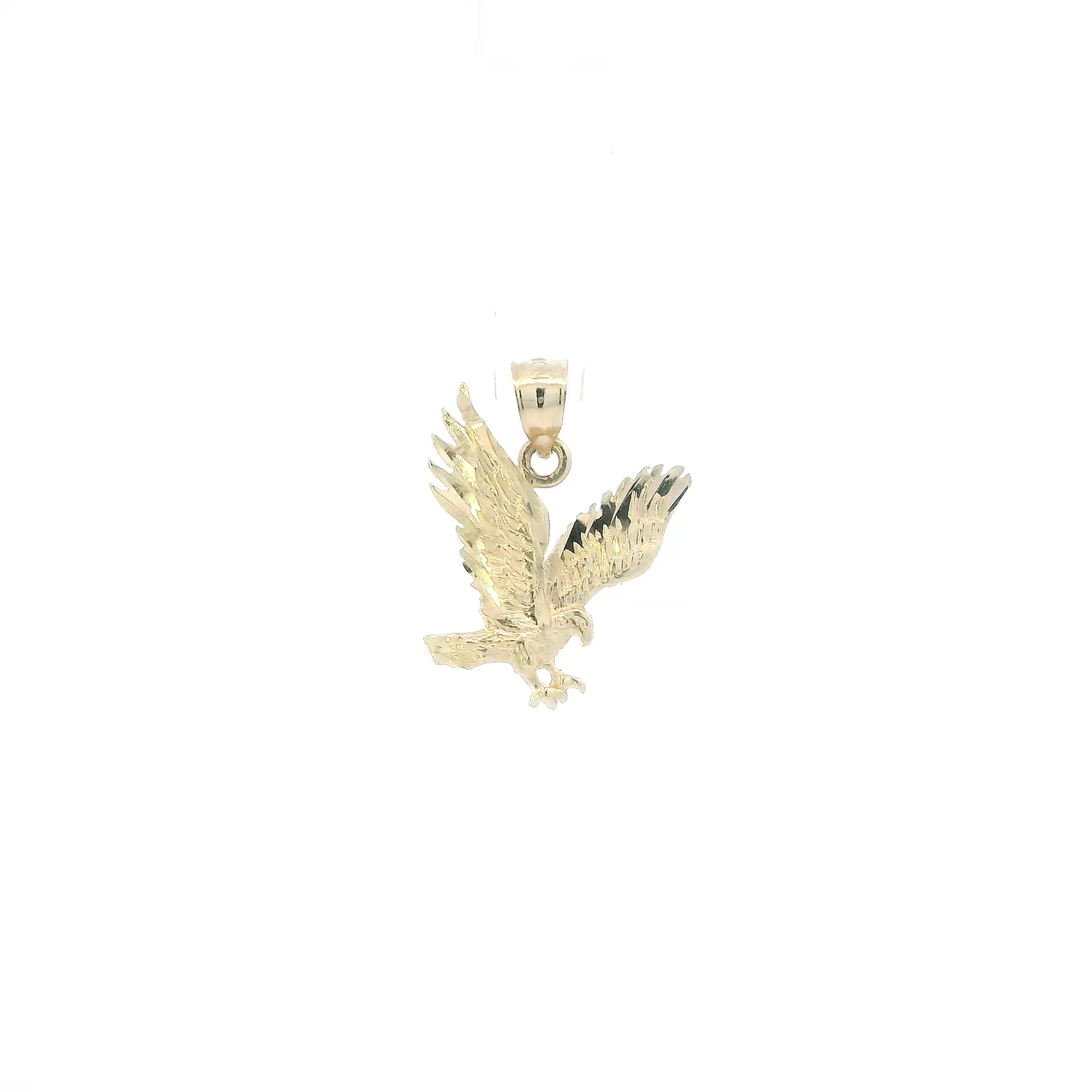 10K Yellow Gold Eagle Pendant