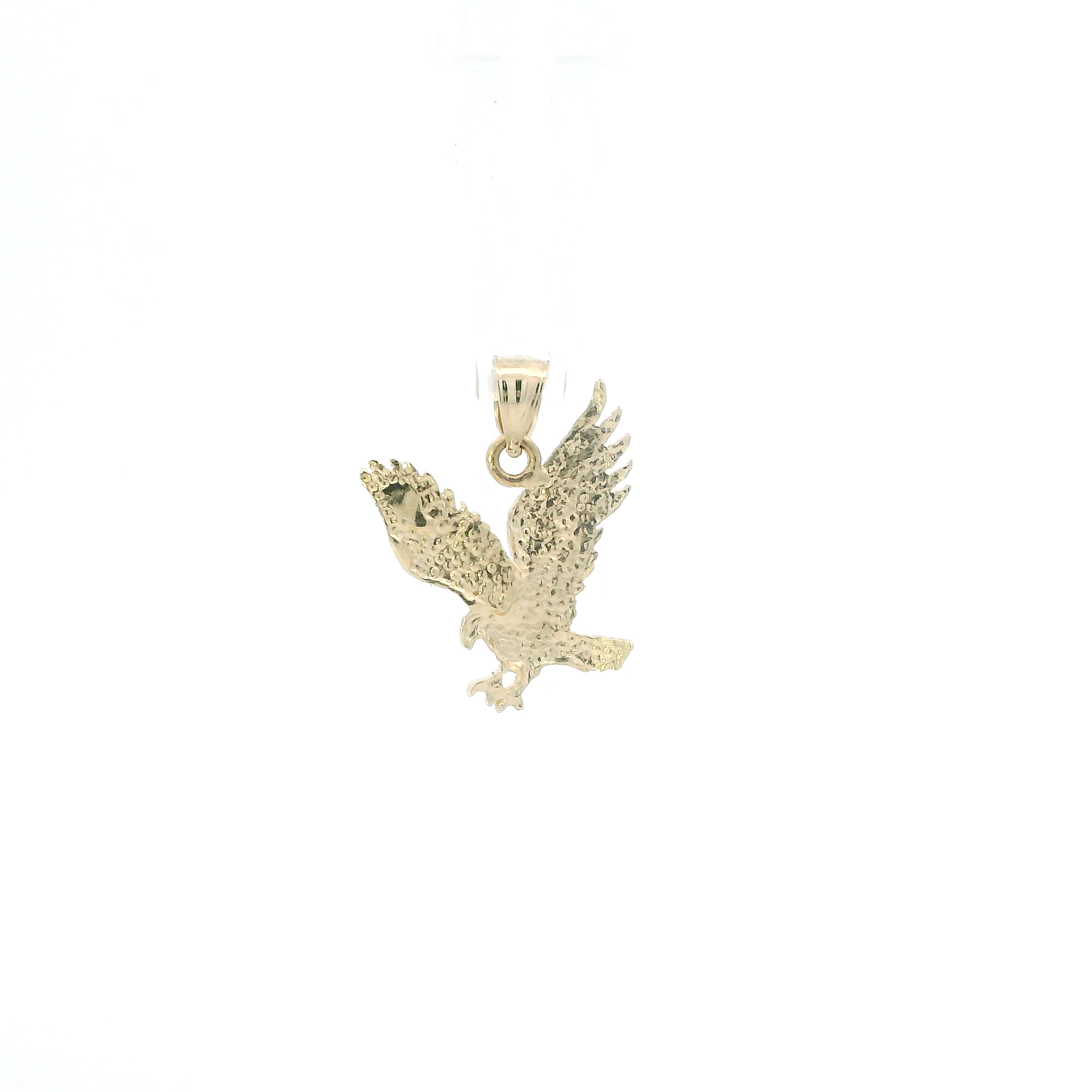 10K Yellow Gold Eagle Pendant