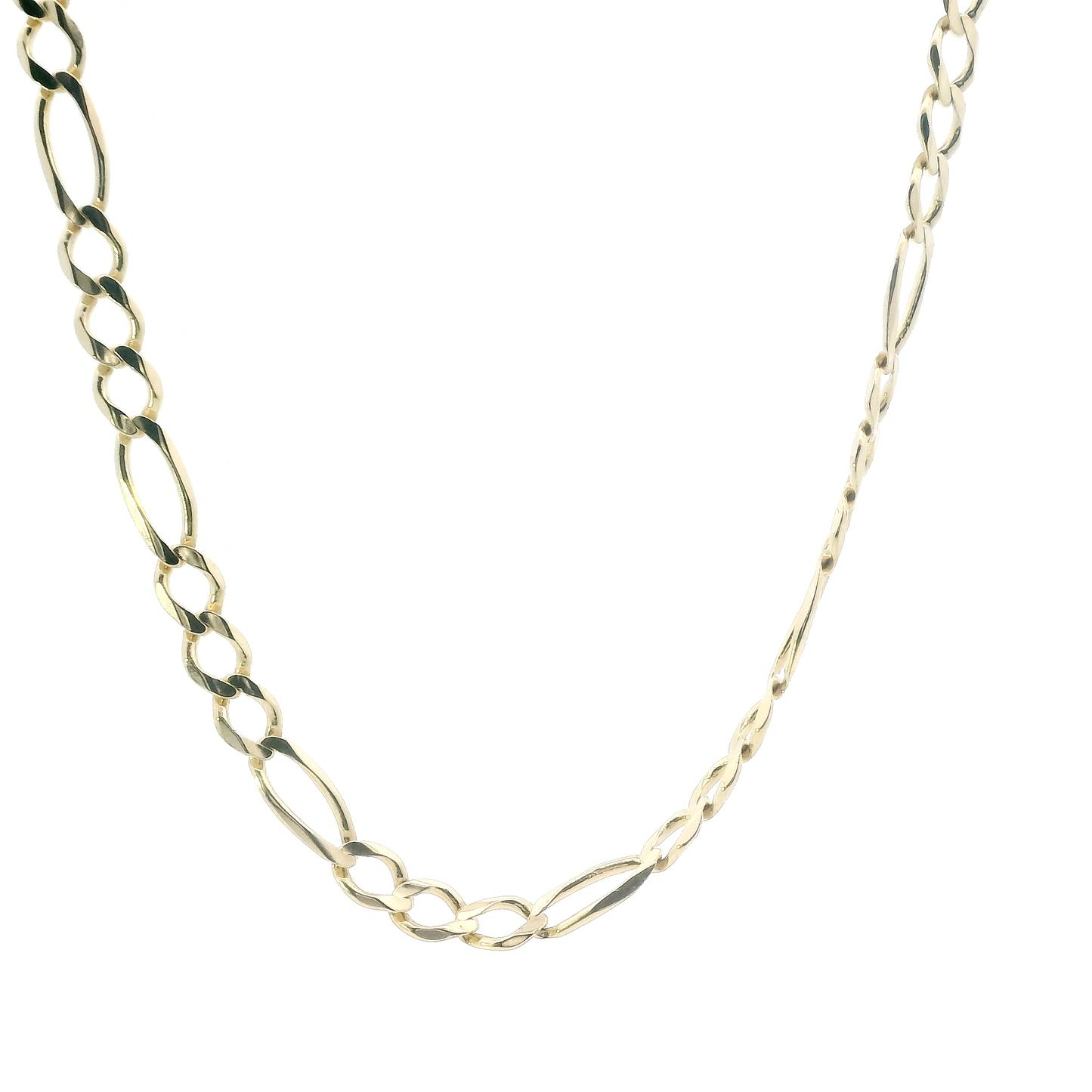 10K Yellow Gold 28" Figaro Chain