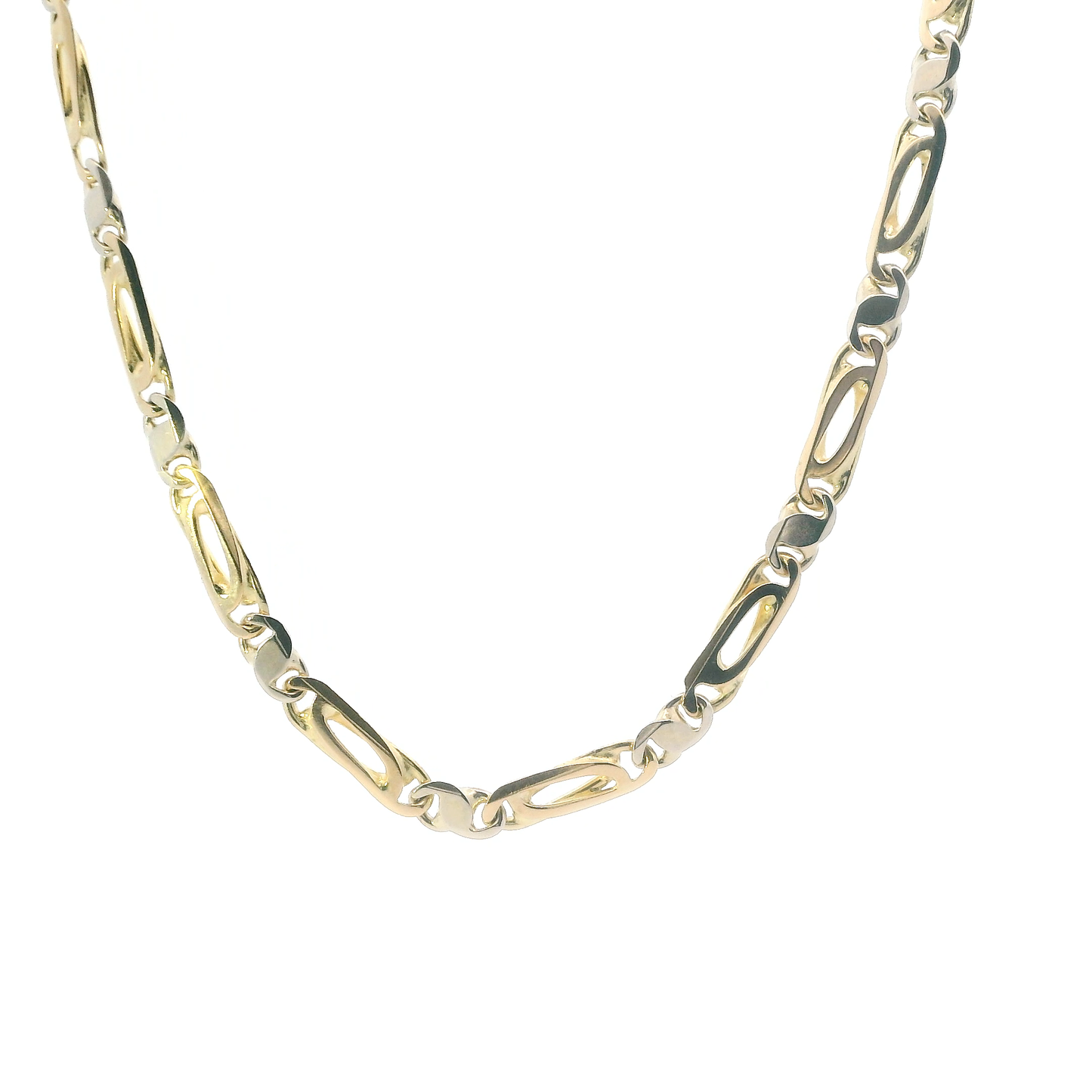 18K White & Yellow Gold 23" Lobster Style Chain