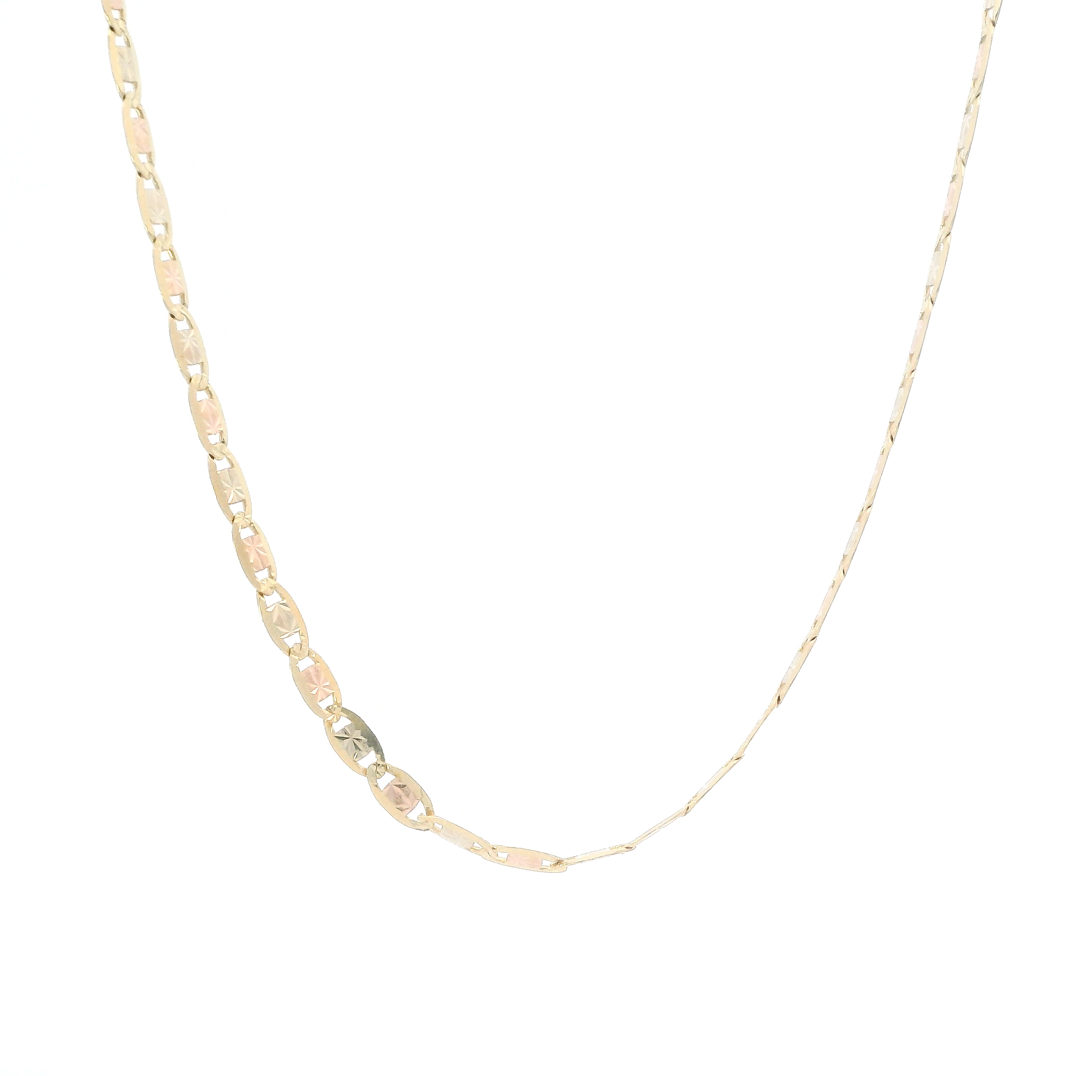 14K Tri Color Gold 20