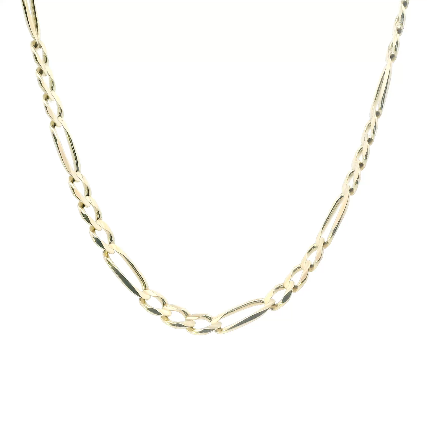 14K Yellow Gold 26.5" Figaro Chain