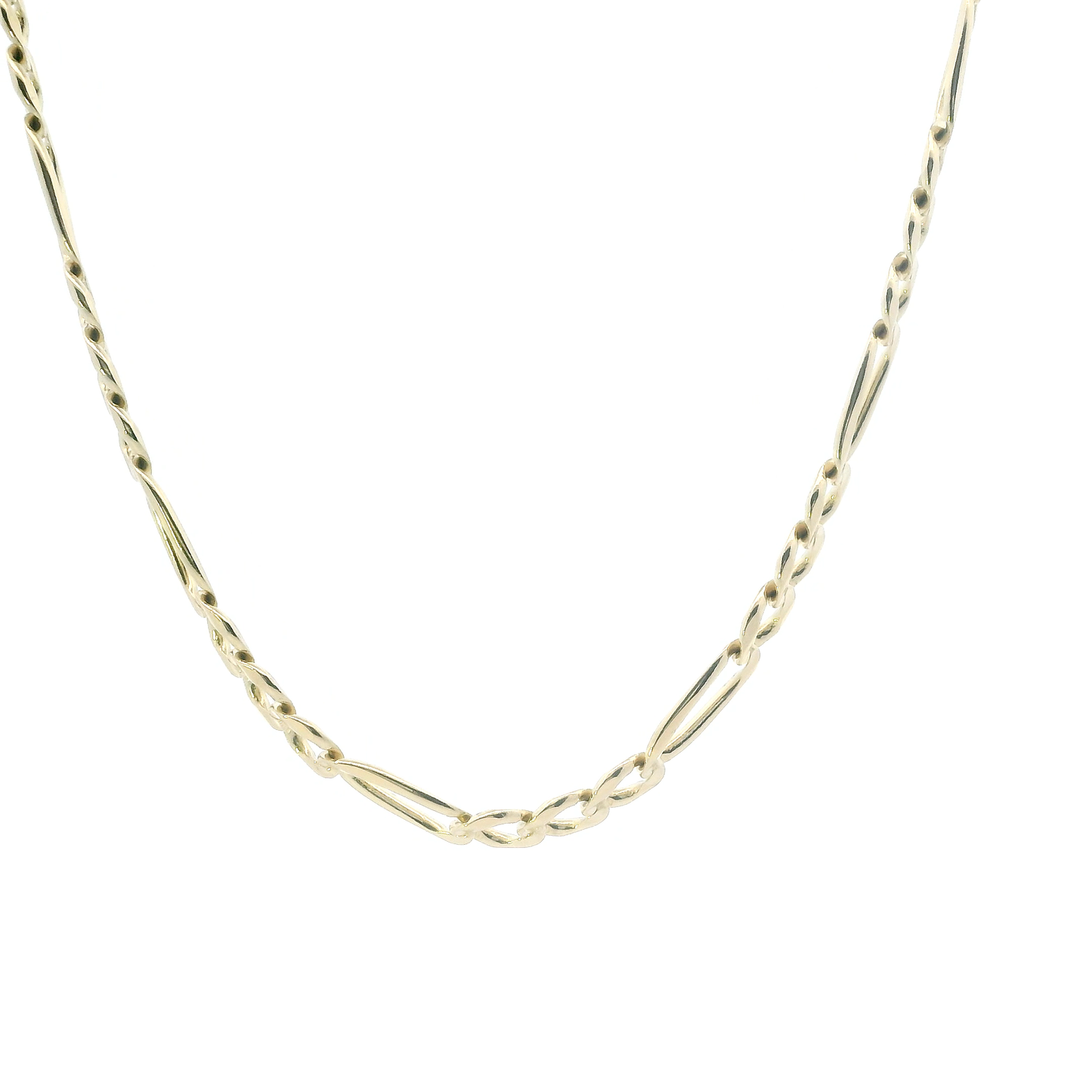 14K Yellow Gold 26.5" Figaro Chain