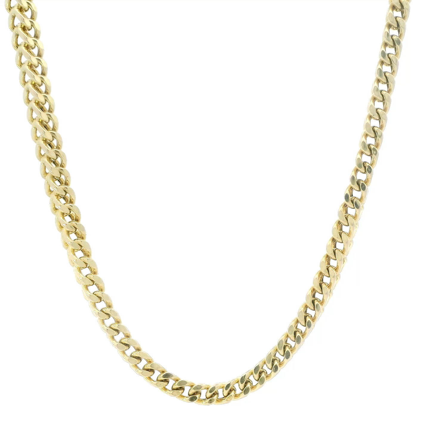 10K Yellow Gold 25" Franco Chain