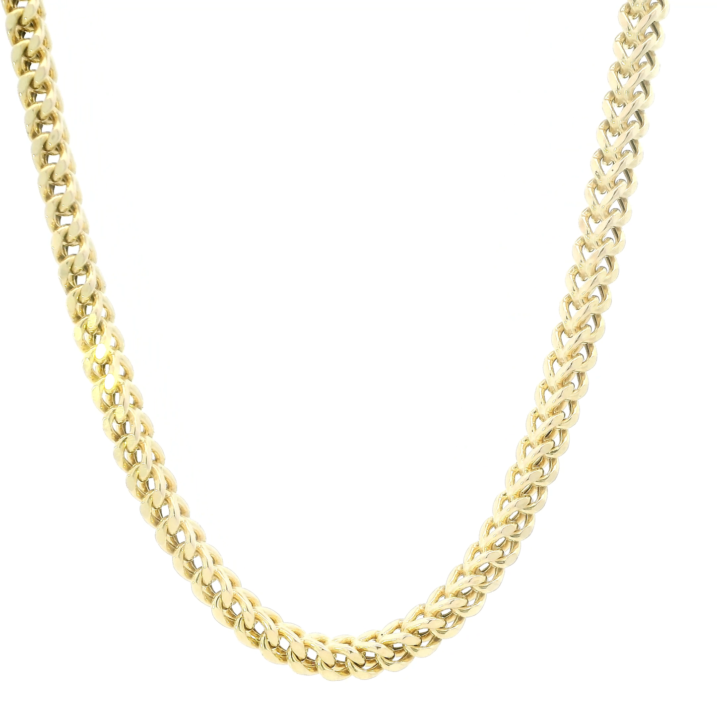 10K Yellow Gold 25" Franco Chain