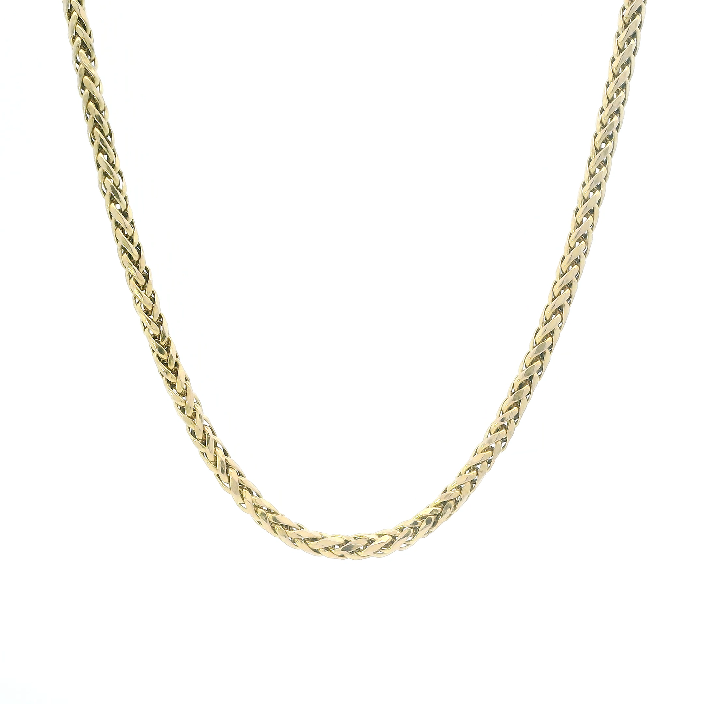 10K Yellow Gold 22" Wheat Chain