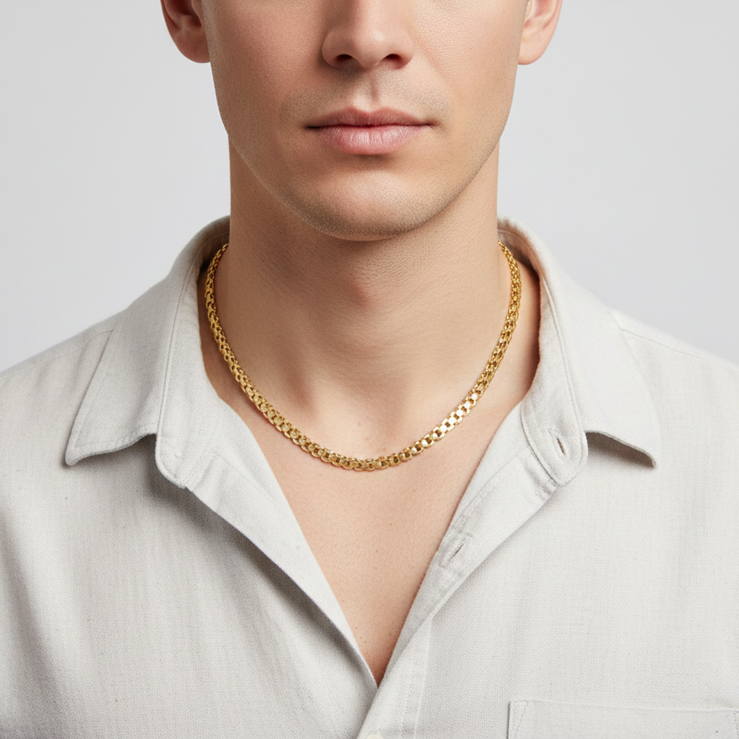 10K Yellow Gold 22" Rolex Chain