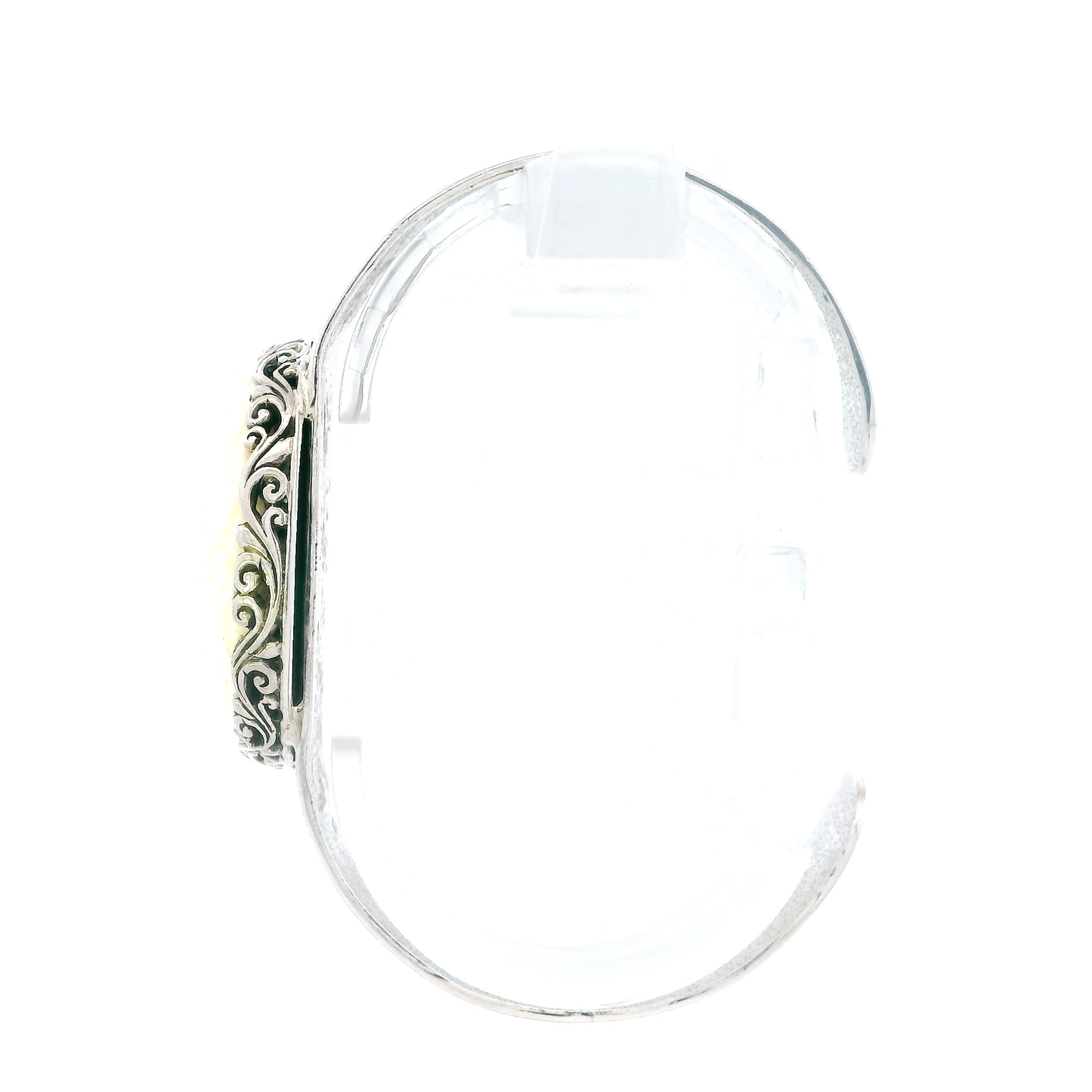 Silver Bali Goddess Cuff Bracelet