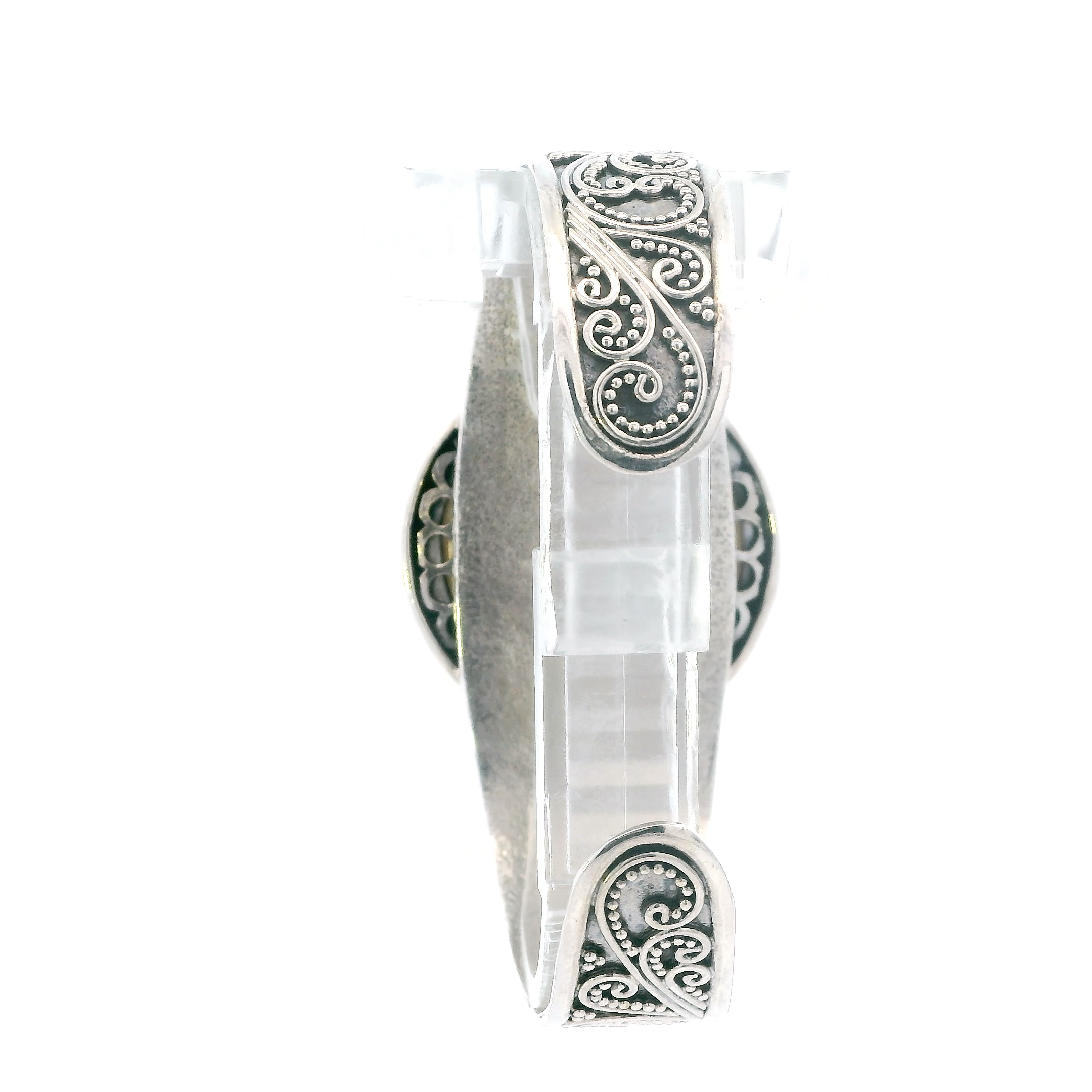 Silver Bali Goddess Cuff Bracelet
