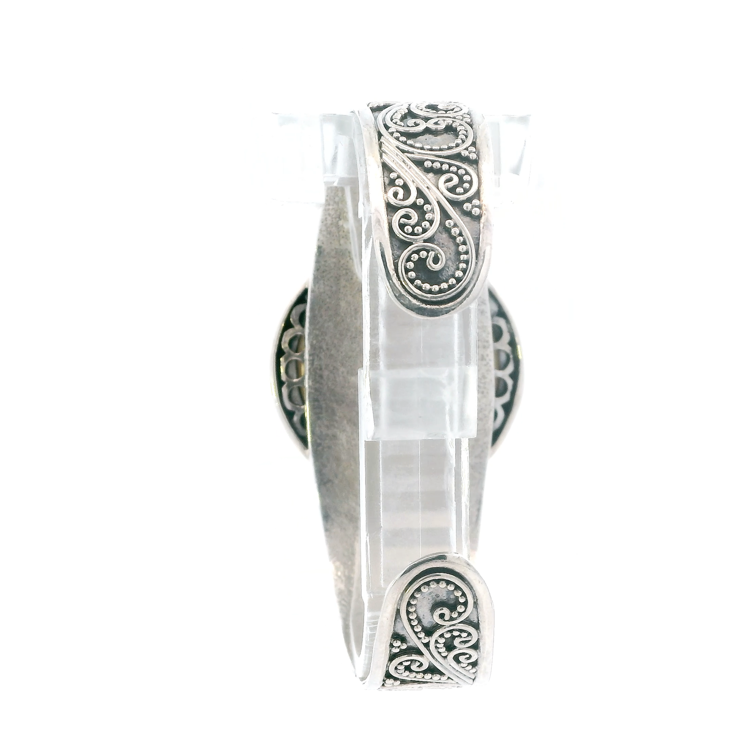 Silver Bali Goddess Cuff Bracelet