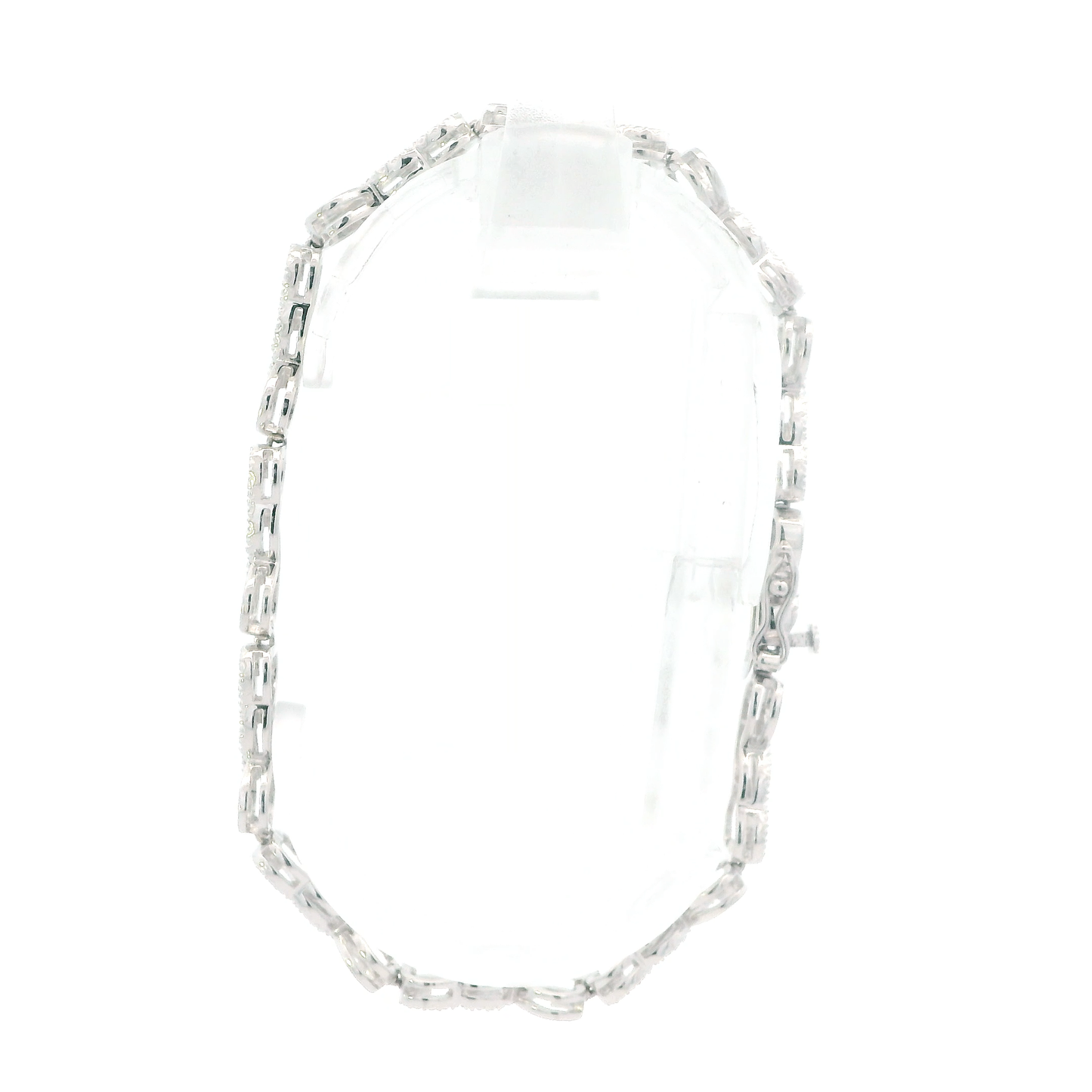 Sterling Silver 8" Heart Link Bracelet