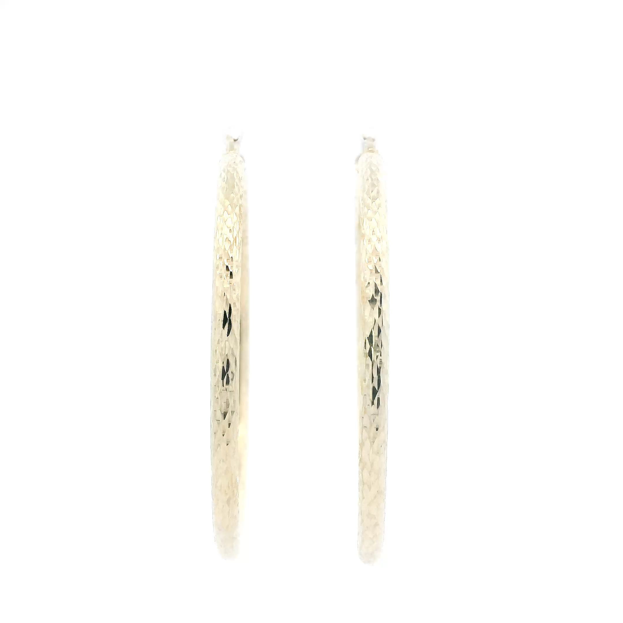 10K Yellow Gold Hoop Earrings