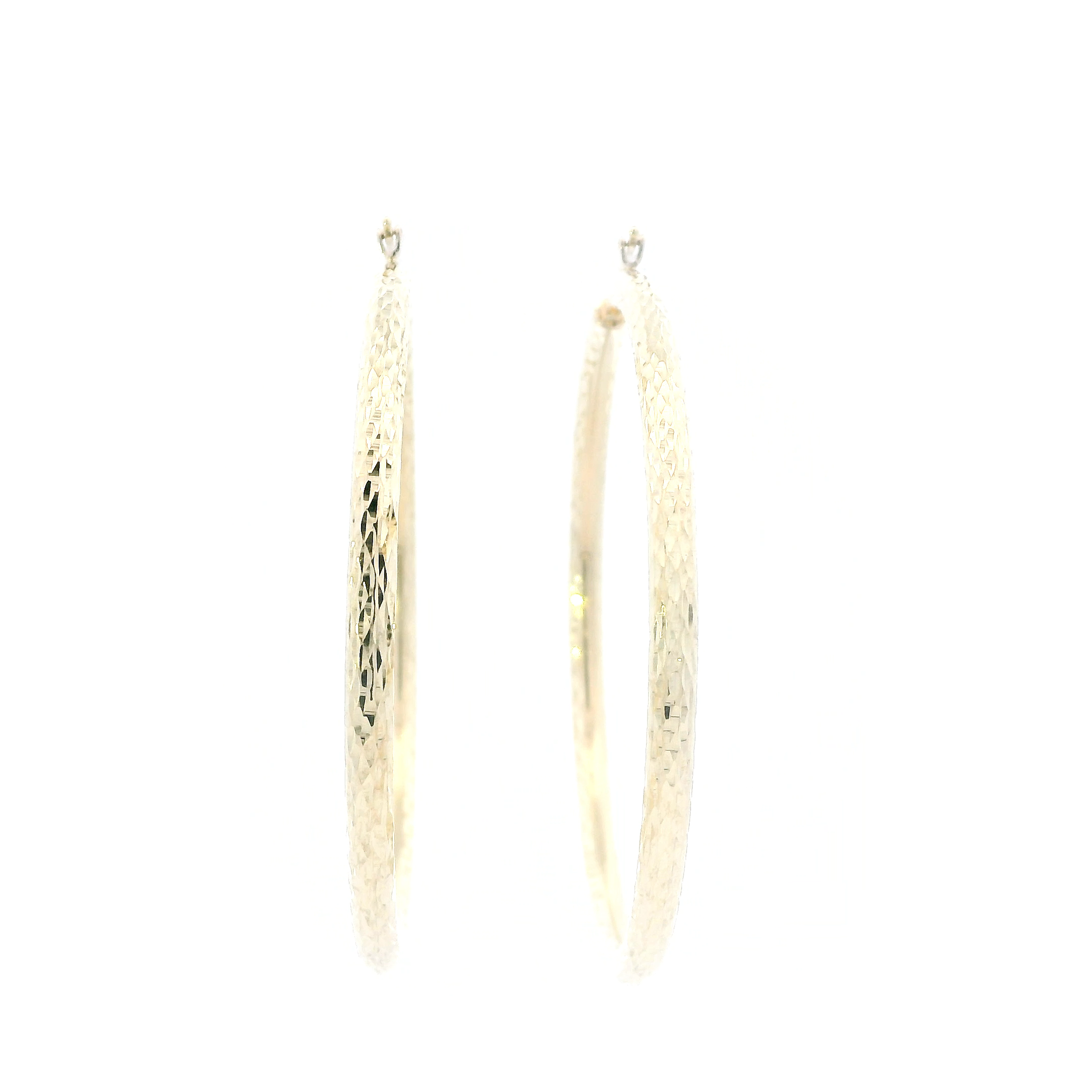 10K Yellow Gold Hoop Earrings