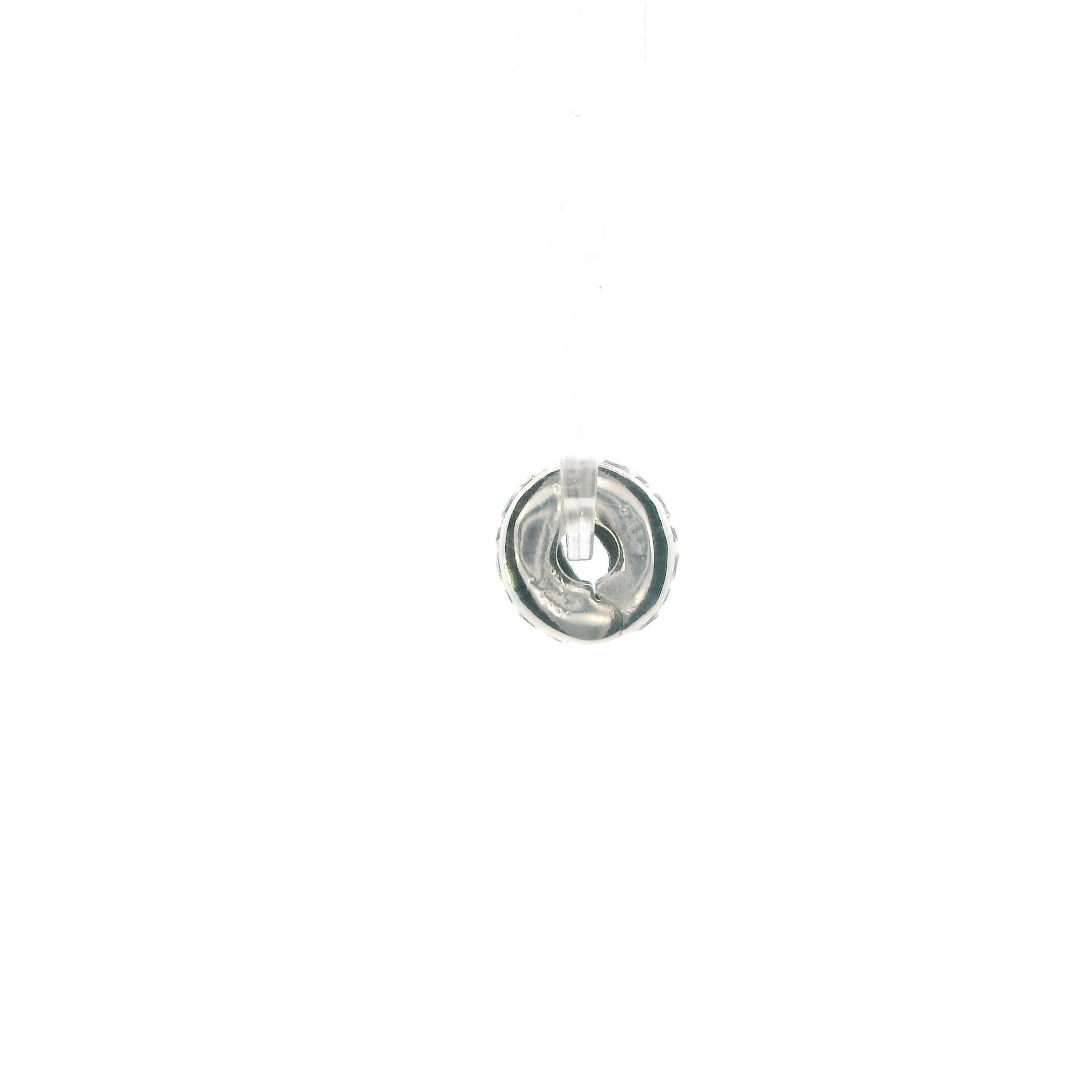 Pandora Sterling Silver Clear Pave Clip Charm