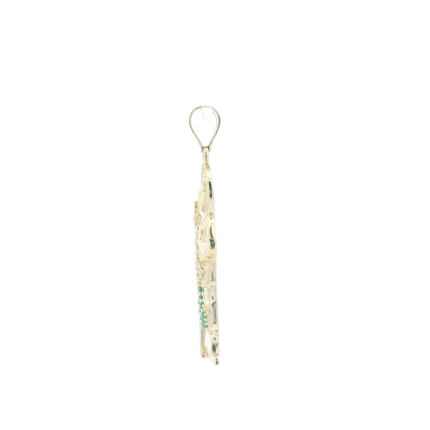 10K Yellow Gold Religious Standing Figure Pendant