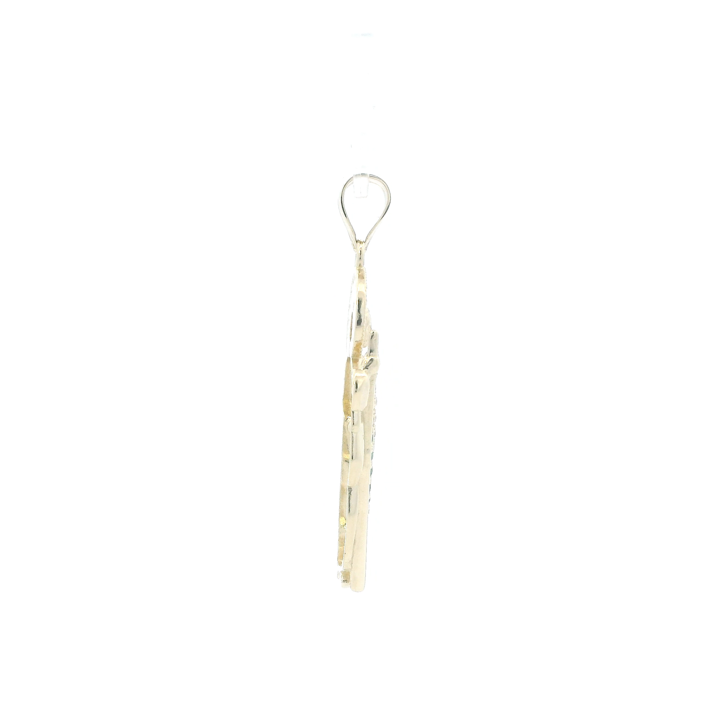 10K Yellow Gold Religious Standing Figure Pendant
