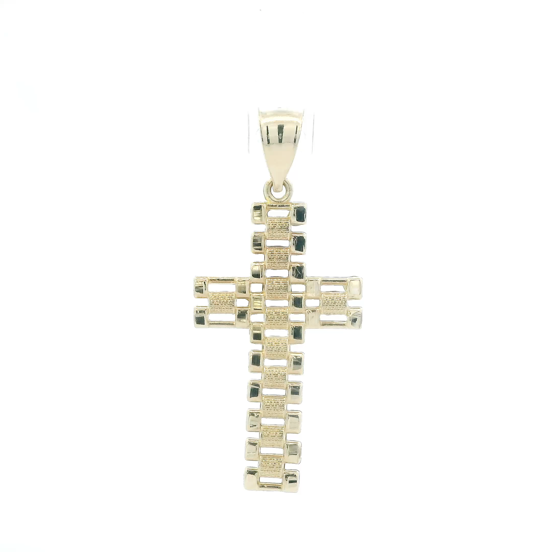 10K Yellow Gold Rolex Cross Pendant