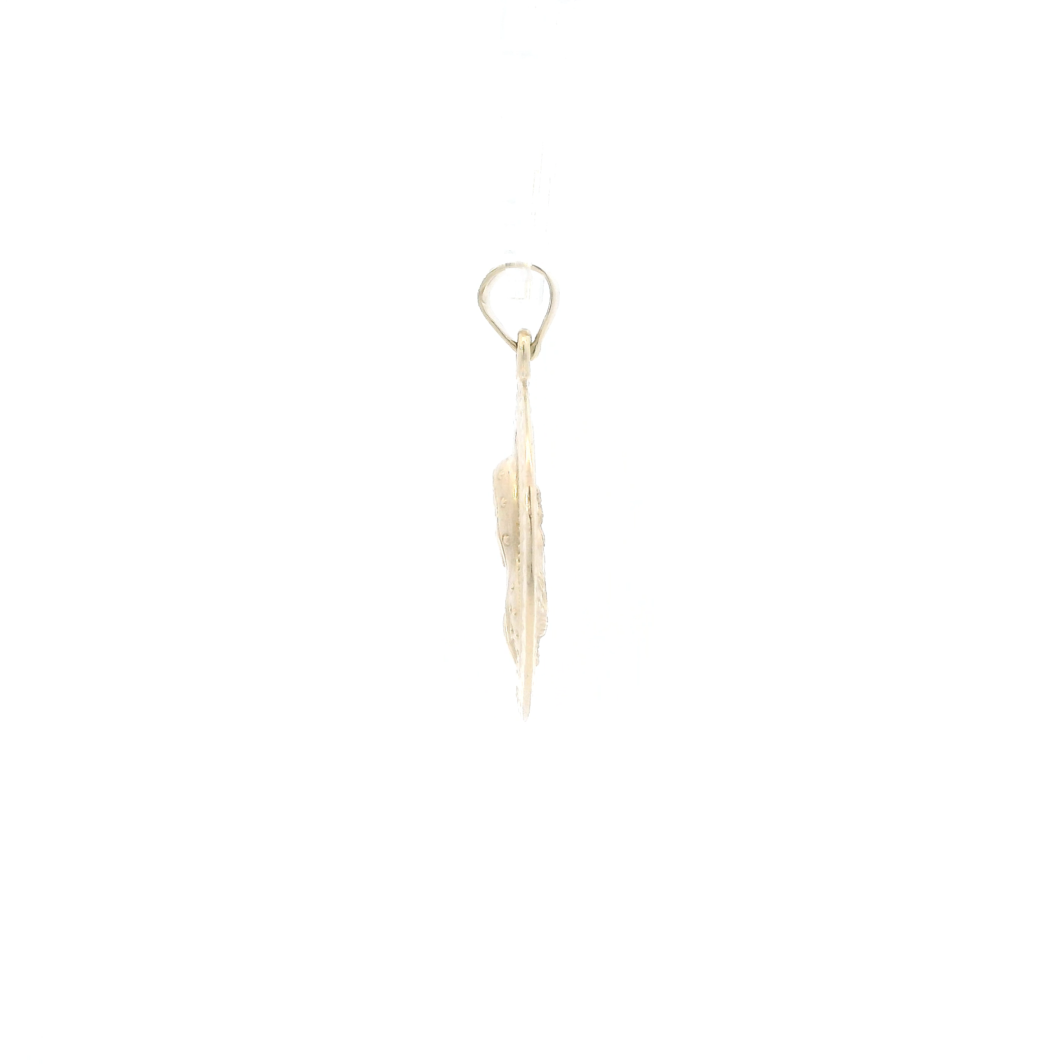 14K Yellow Gold Double Sided Religious Pendants