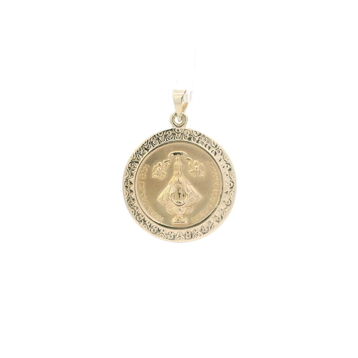 14K Yellow Gold Double Sided Religious Pendants