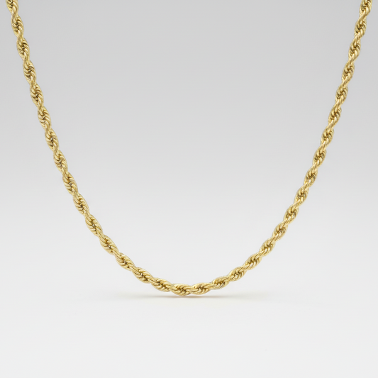 14K Yellow Gold 16" Rope Chain