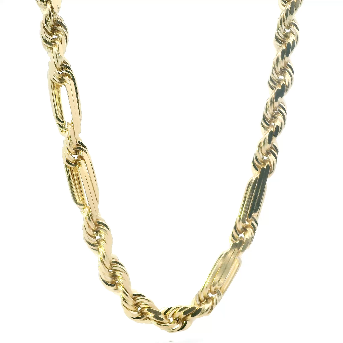 14K Yellow Gold 25.5" Figarope Chain