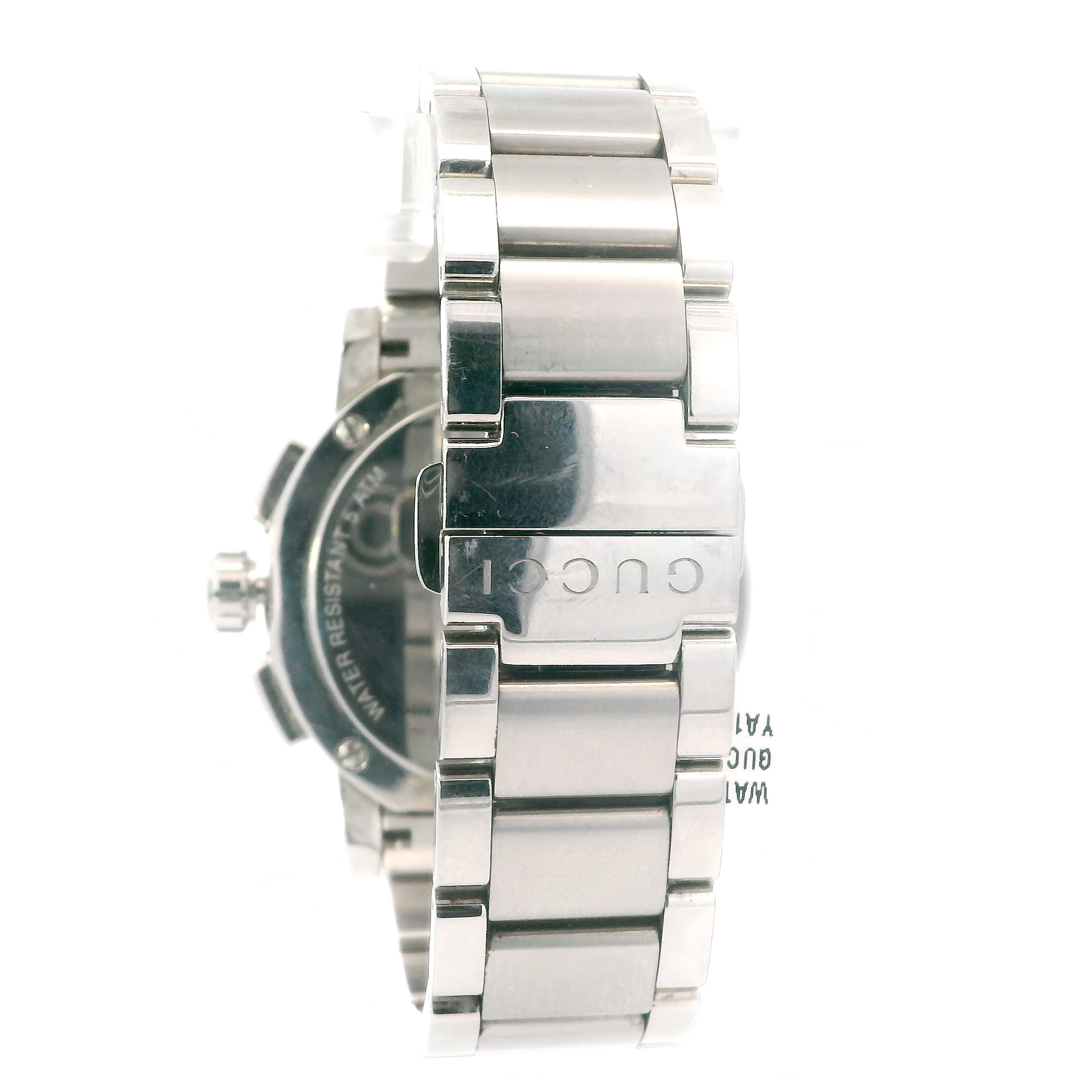 Gucci G-Chrono Stainless Steel Black Dial Mens Wristwatch - YA101204