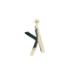 14K Yellow Gold Letter "K" Pendant