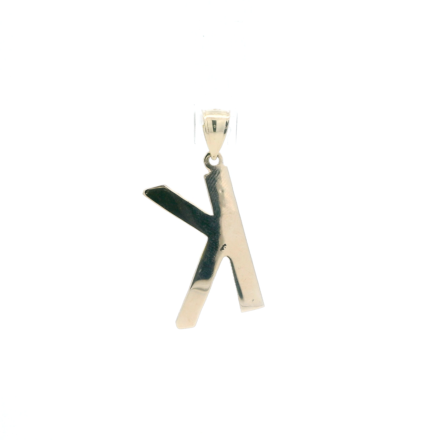 14K Yellow Gold Letter "K" Pendant
