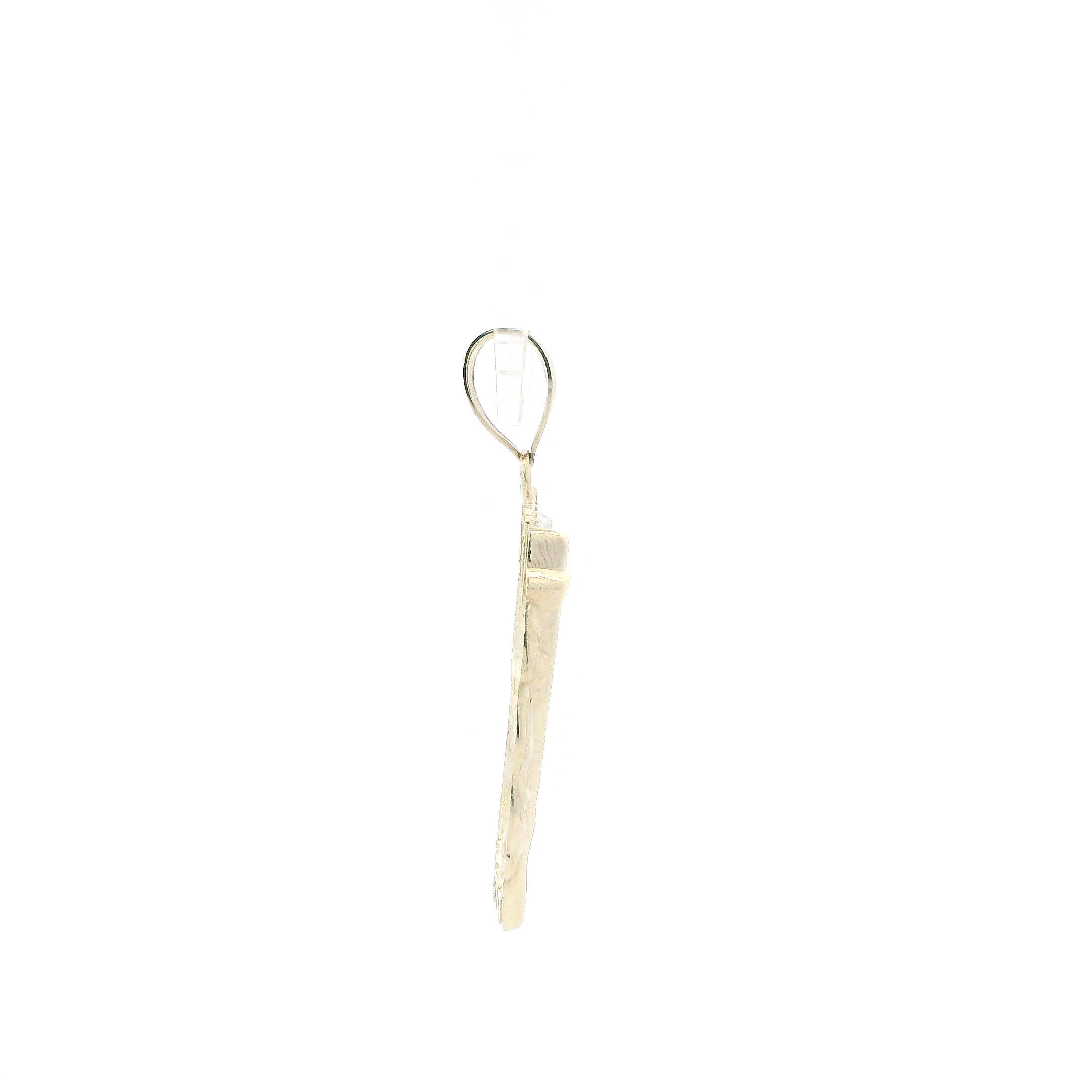 10K Yellow Gold Standing Religious Figure Pendant