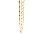 10K Yellow Gold 24.5" Diamond Cut Curb Chain