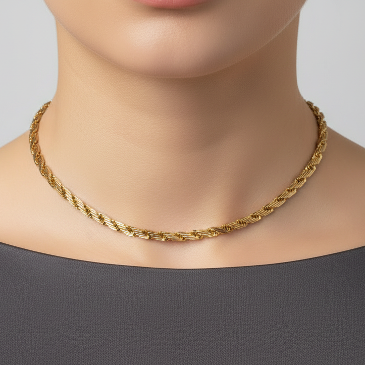 14K Yellow Gold 17.5" Rope Chain