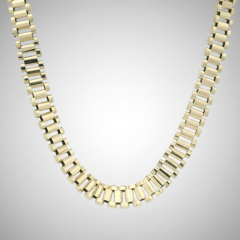 10K Yellow Gold 28.5" Rolex Chain