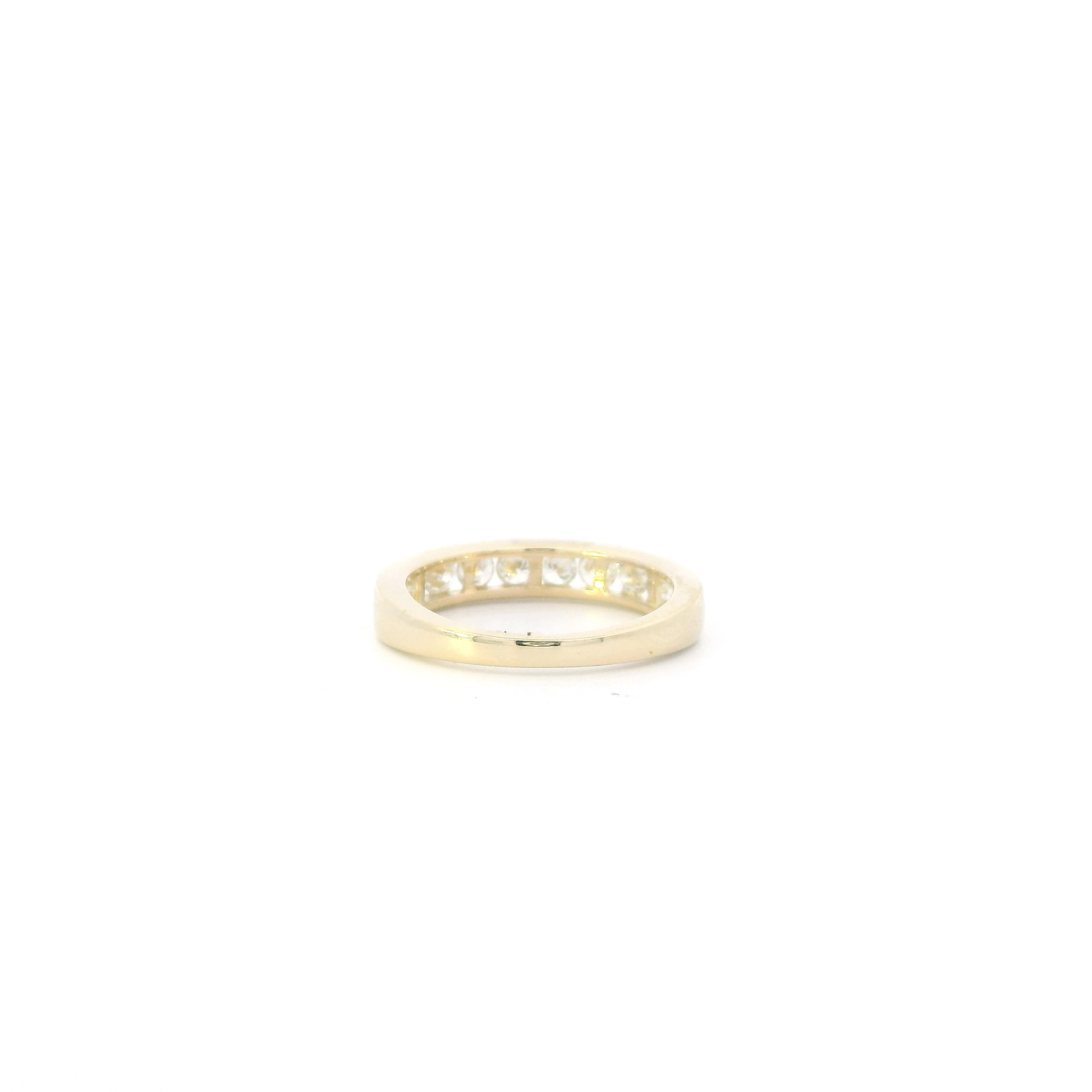 14K Yellow Gold Diamonds Womans Ring - 1.20ct