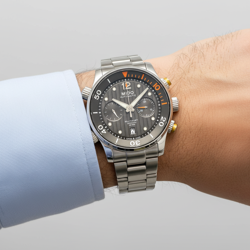 Mido Multifort Chronograph Mens Wristwatch - M005.914.11.060.00