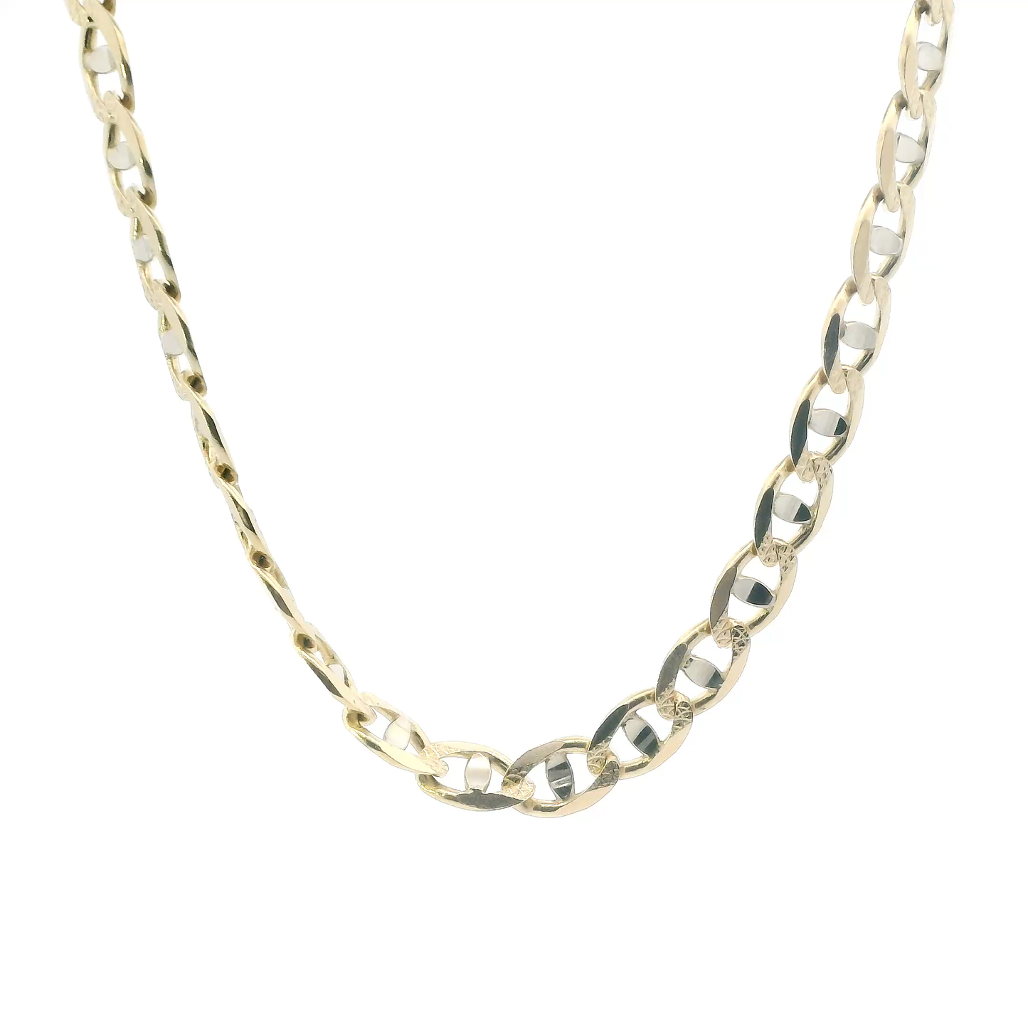 14K Yellow Gold 28" Mariner Chain