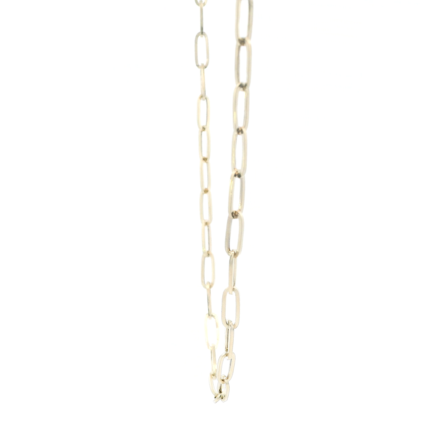 10K Yellow Gold 17.5" Paper Clip Chain