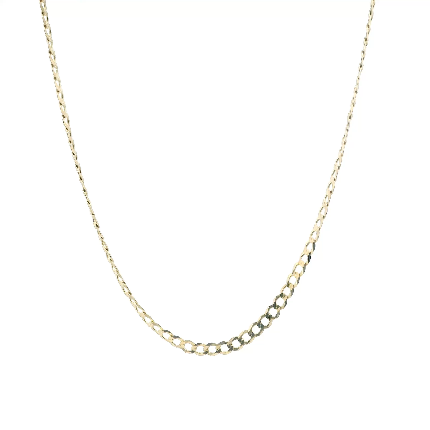 14K Yellow Gold 20" Curb Chain