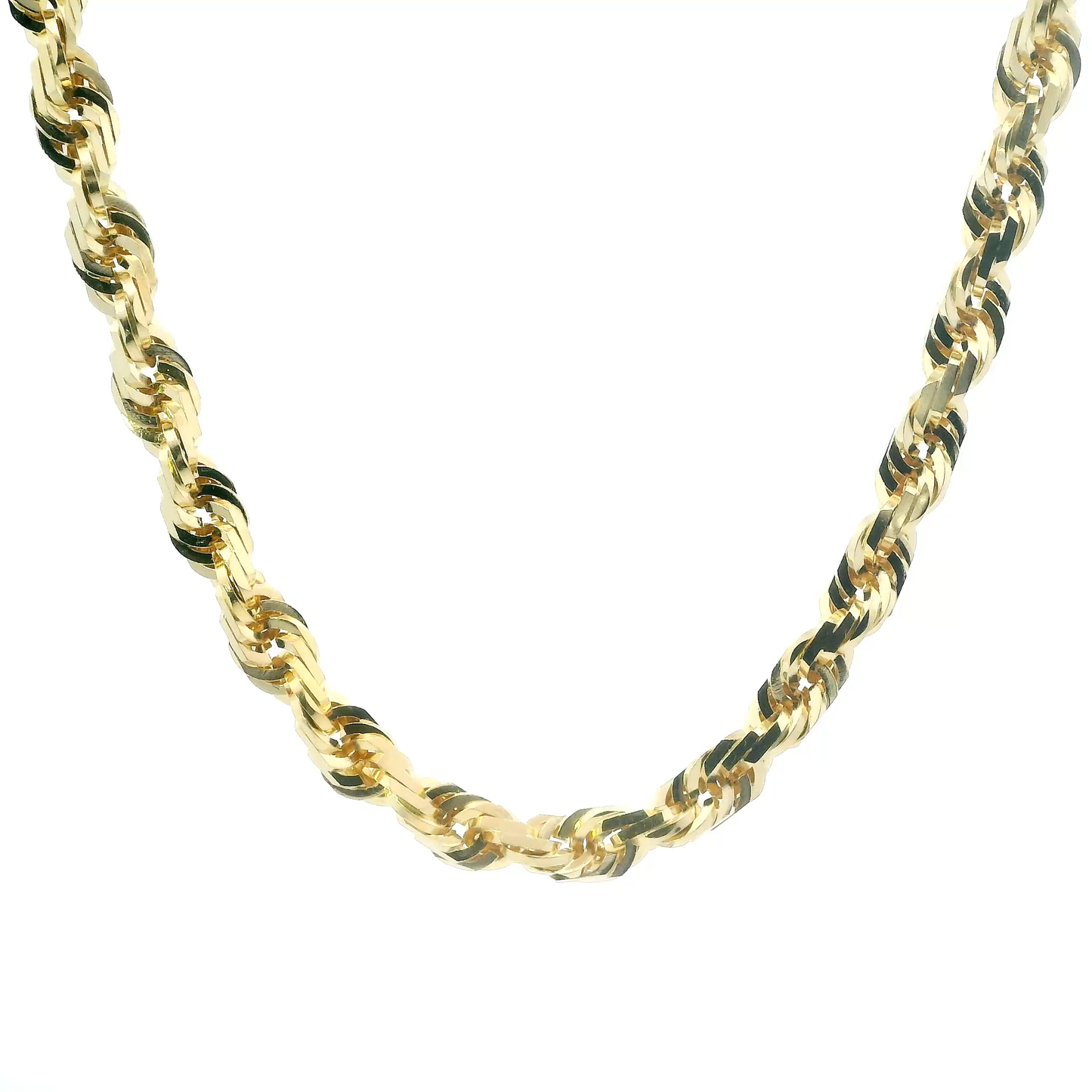 10K Yellow Gold 23.5" Rope Chain