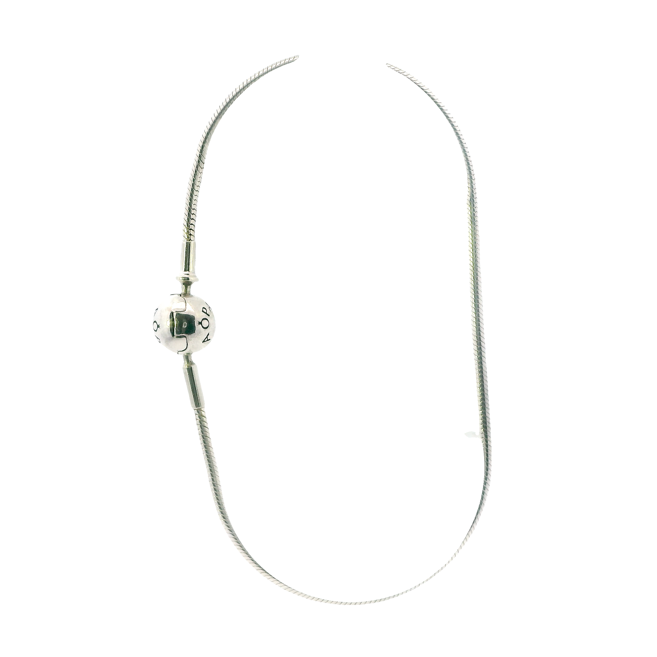 Pandora Essence Sterling Silver Snake Bracelet