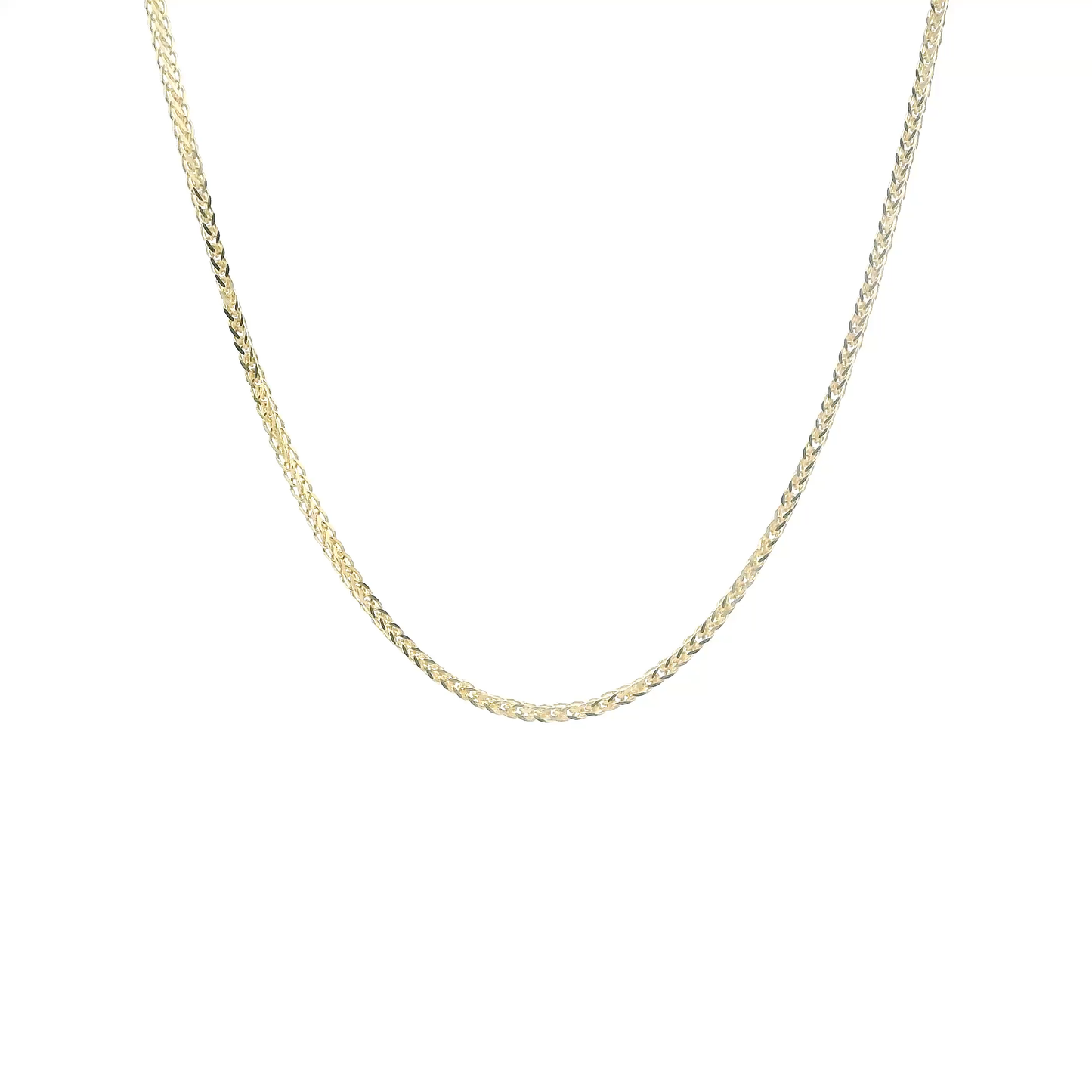 14K Yellow Gold 18" Franco Chain