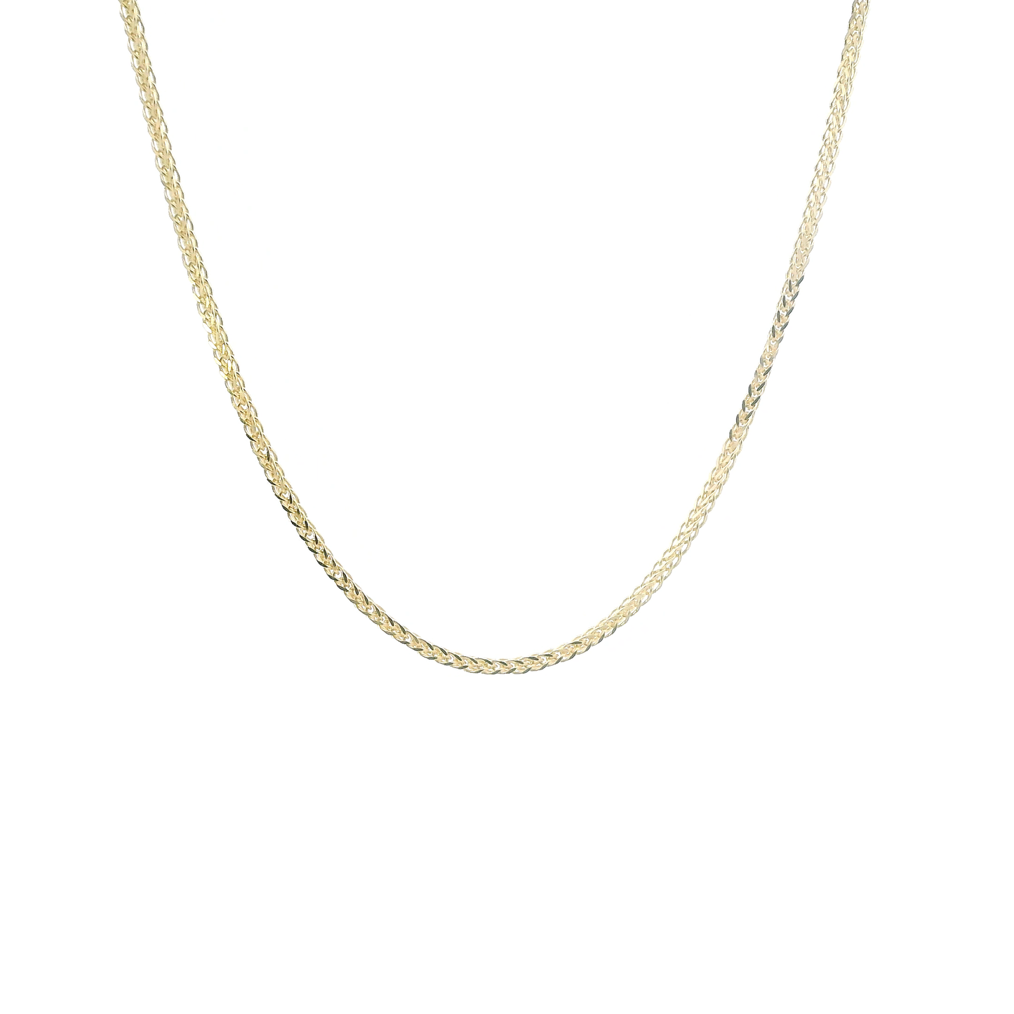 14K Yellow Gold 18" Franco Chain