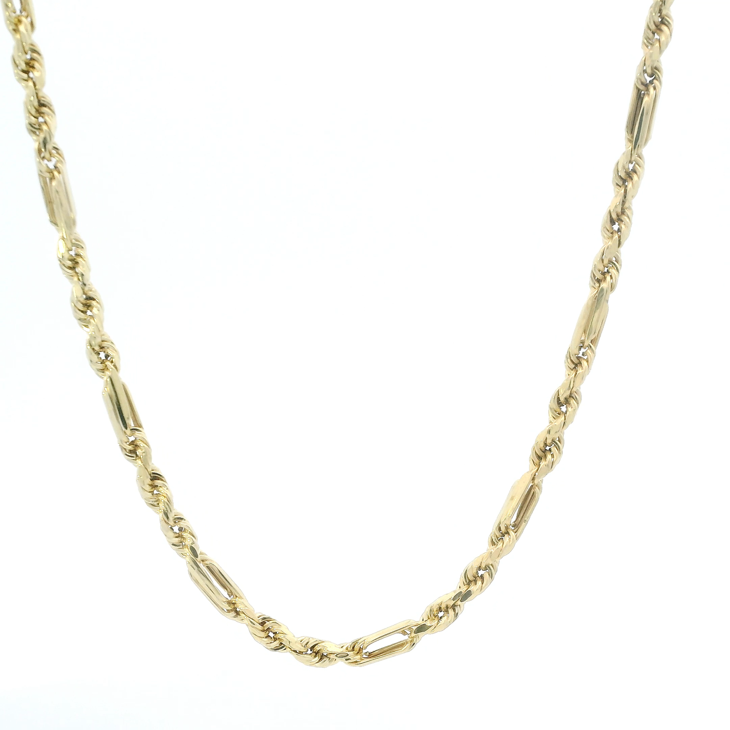 14K Yellow Gold 22" Figarope Chain