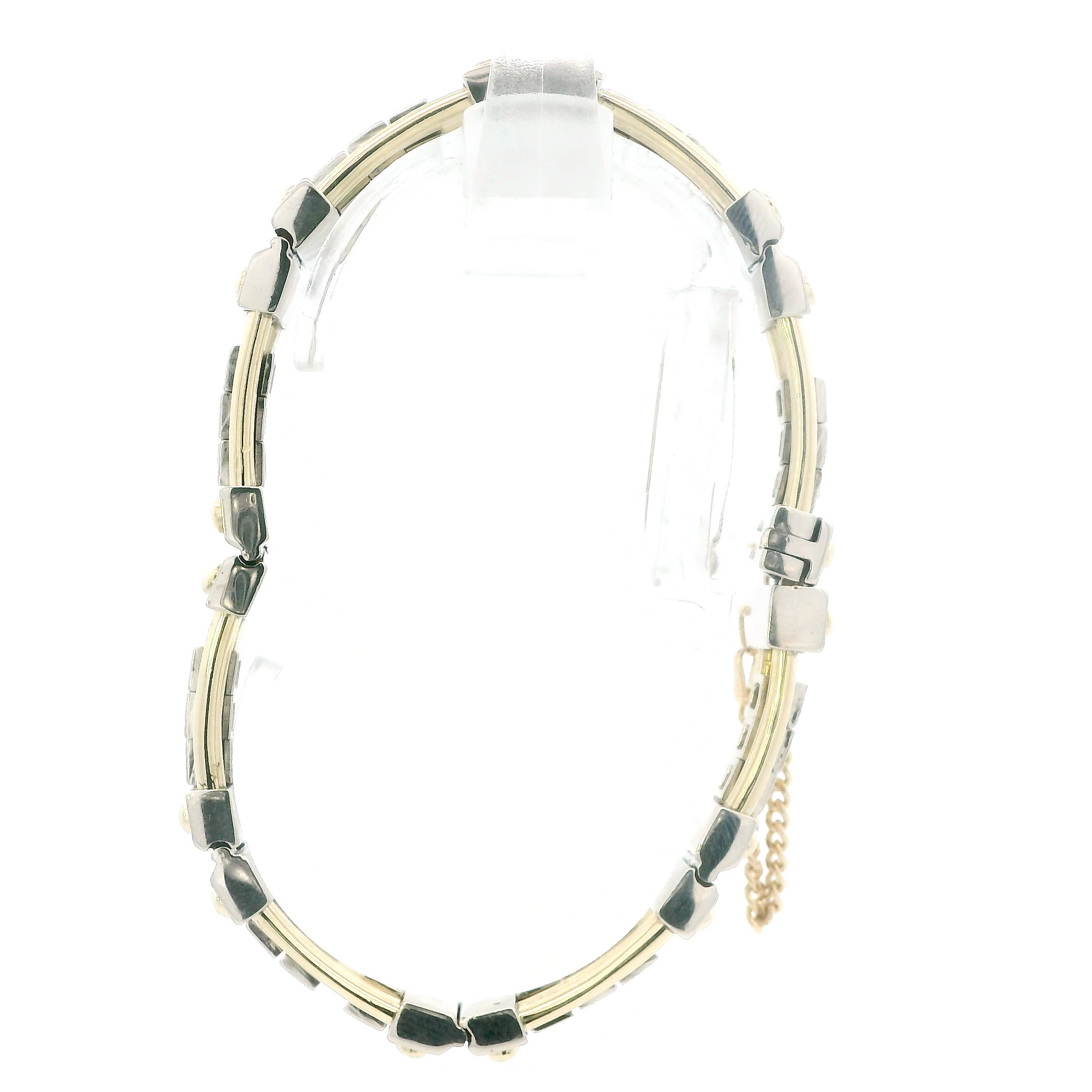 14K Yellow & White Gold Diamonds Bracelet - 1.46ct