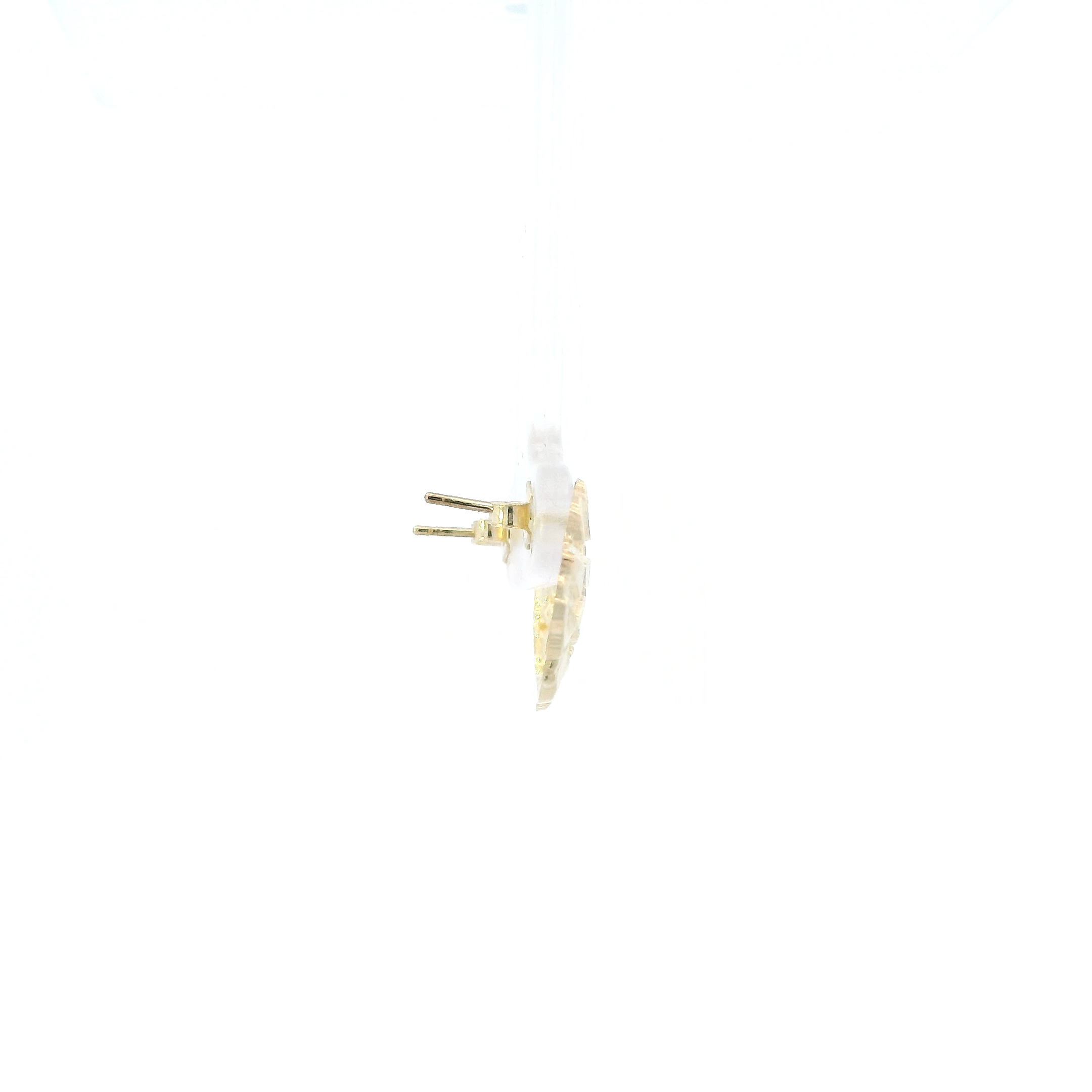 10K Yellow Gold Nugget Stud Earrings