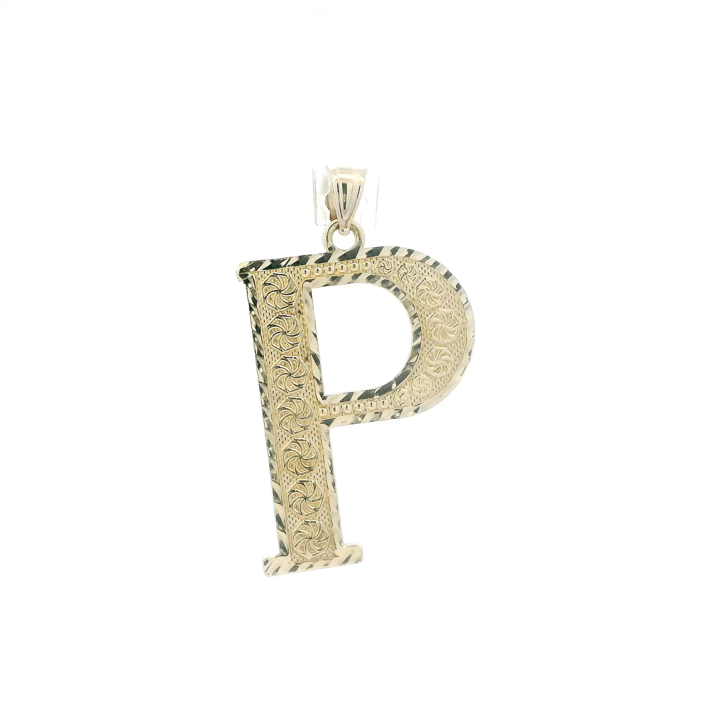 10K Yellow Gold Letter "P" Pendant