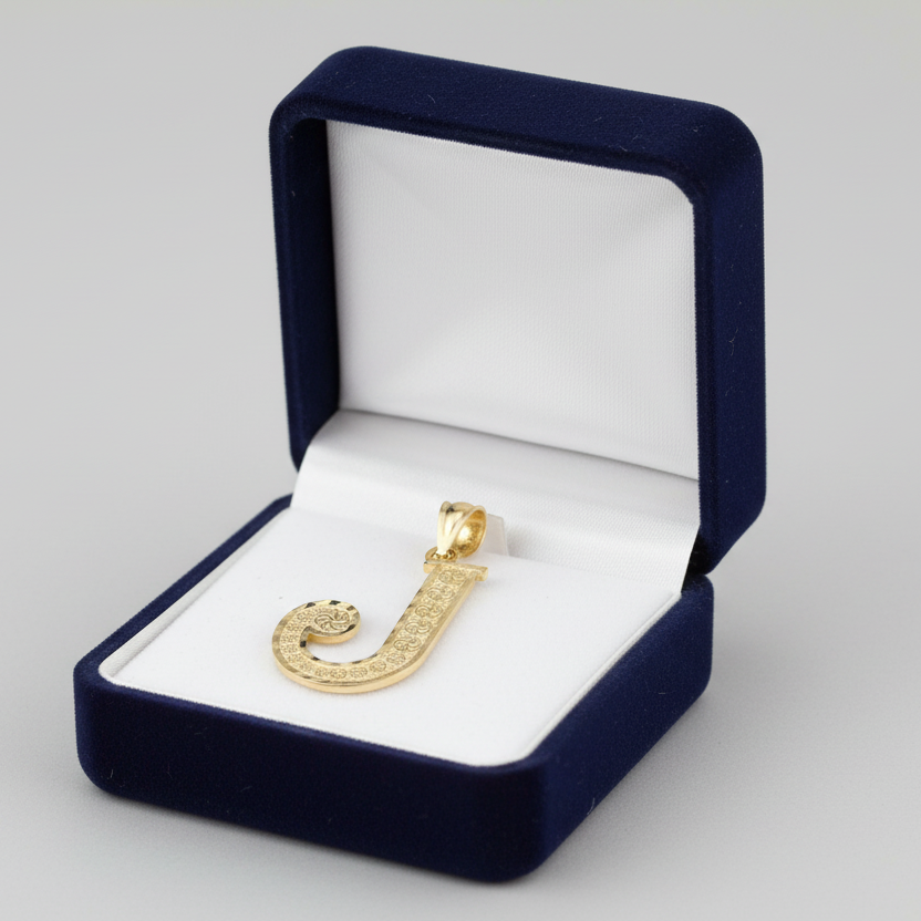 10K Yellow Gold Letter 