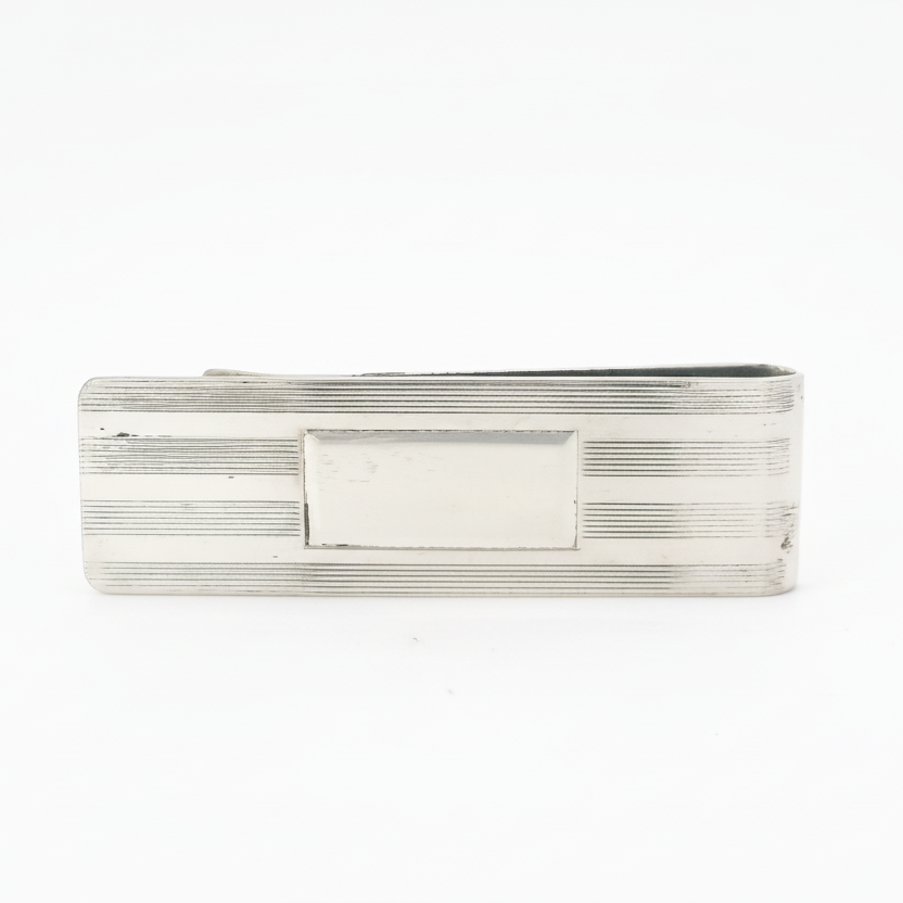 Tiffany & Co Vintage Silver Money Clip W/Pouch